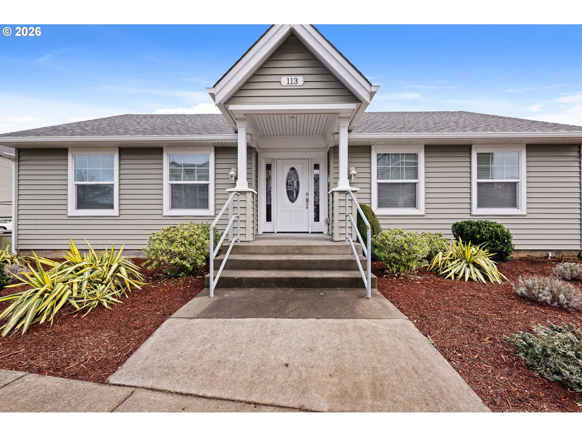 Exterior-West Facing