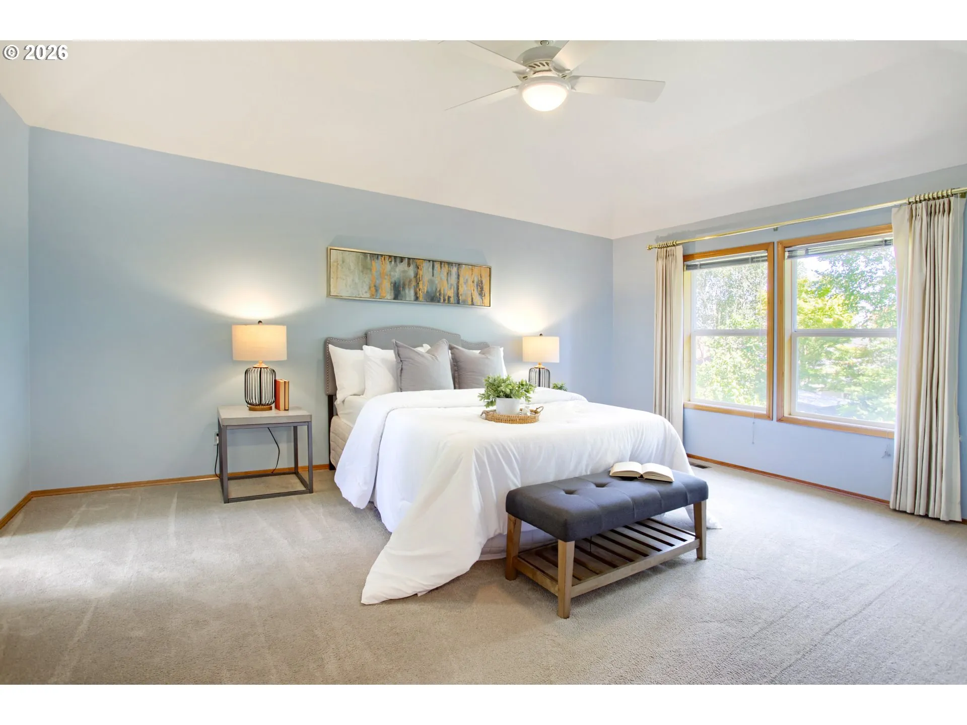 Owner's Suite Bedroom-Vaulted Ceilings