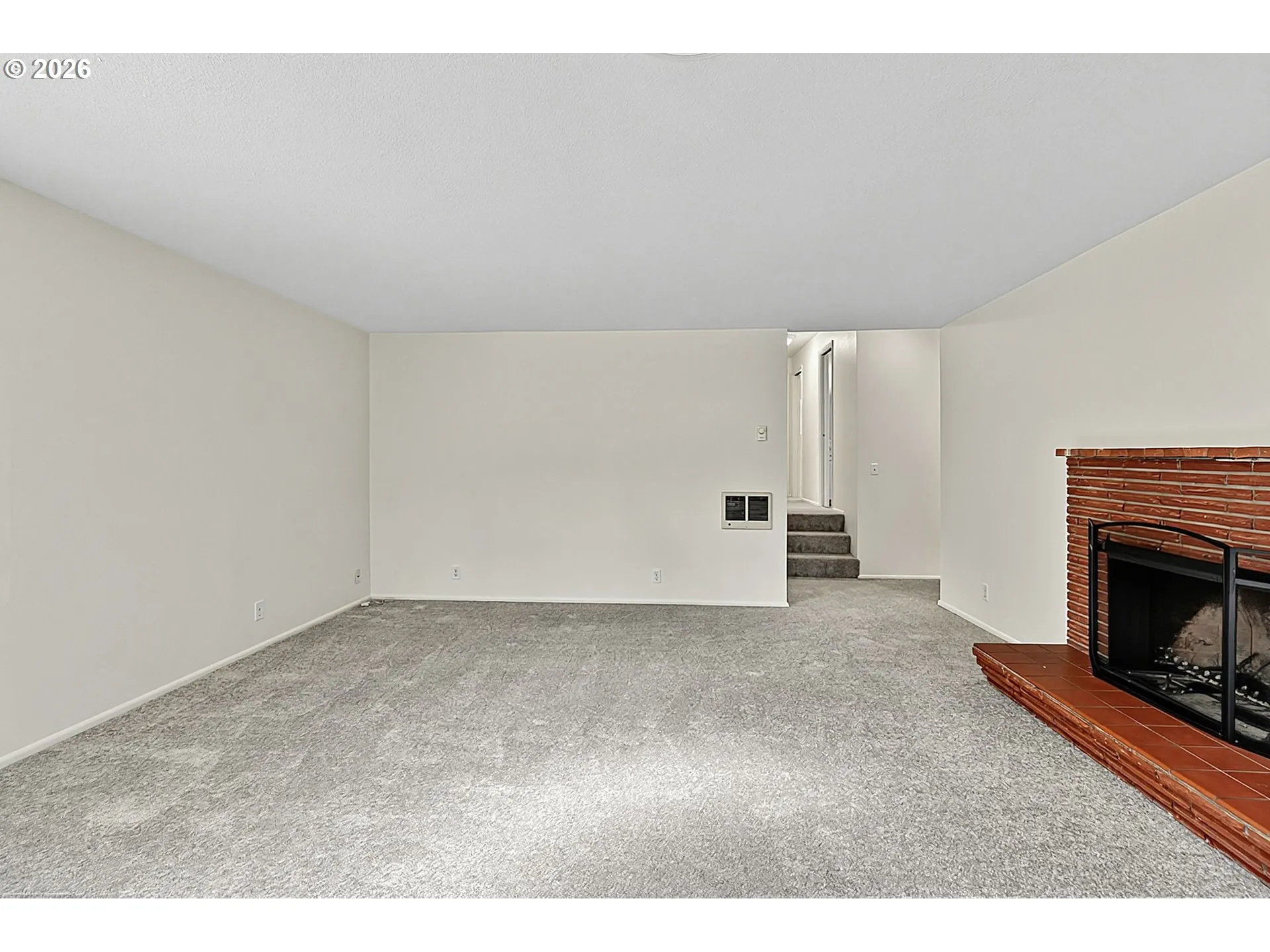 Living Room-Fireplace