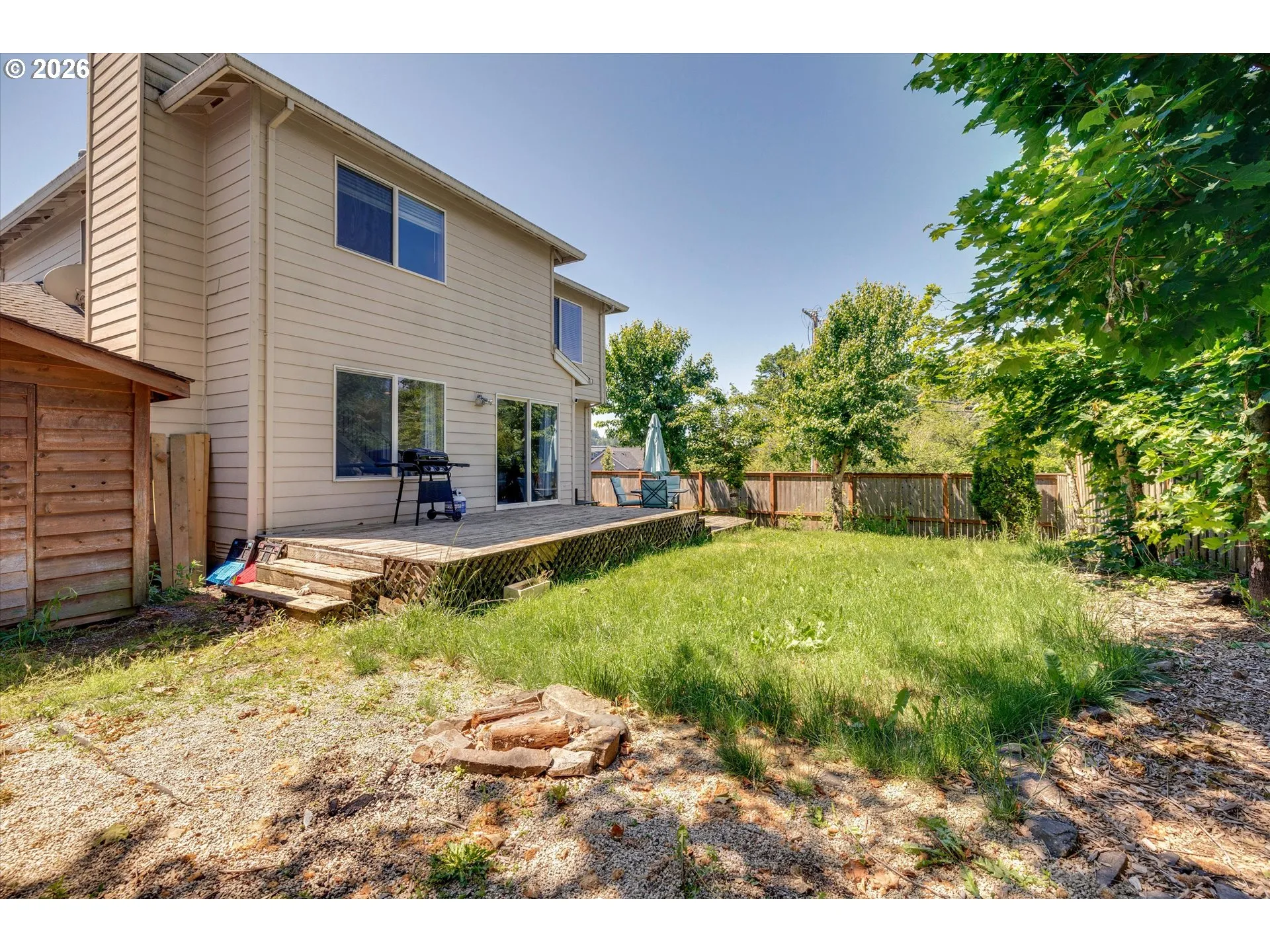 Backyard-View From