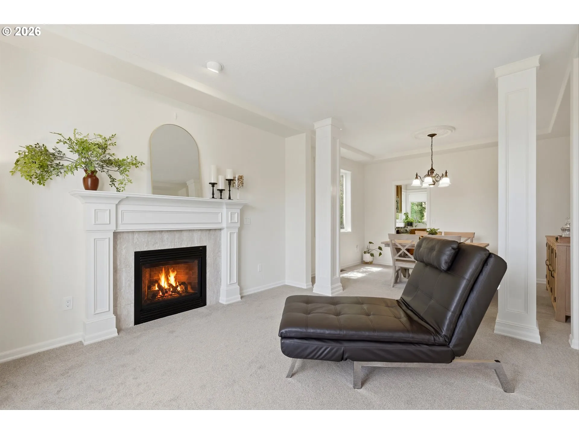 Living Room-Fireplace