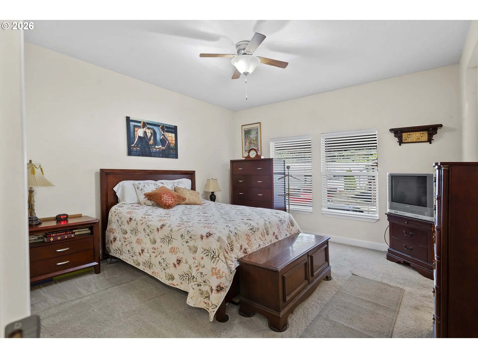 Bedroom, Primary-Ceiling Fan