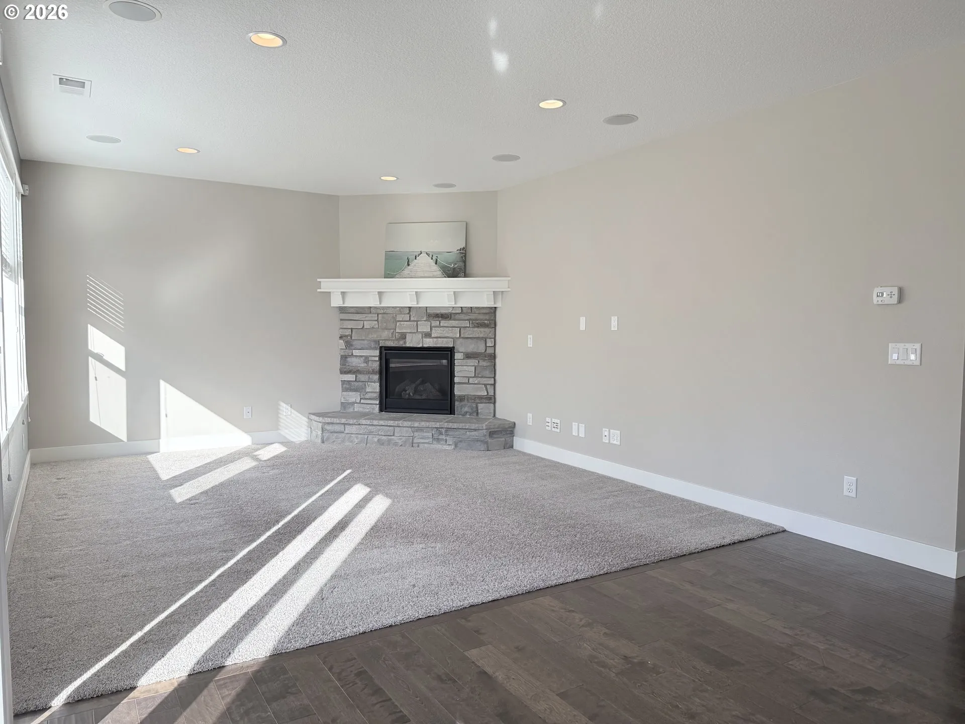 Living Room-Fireplace