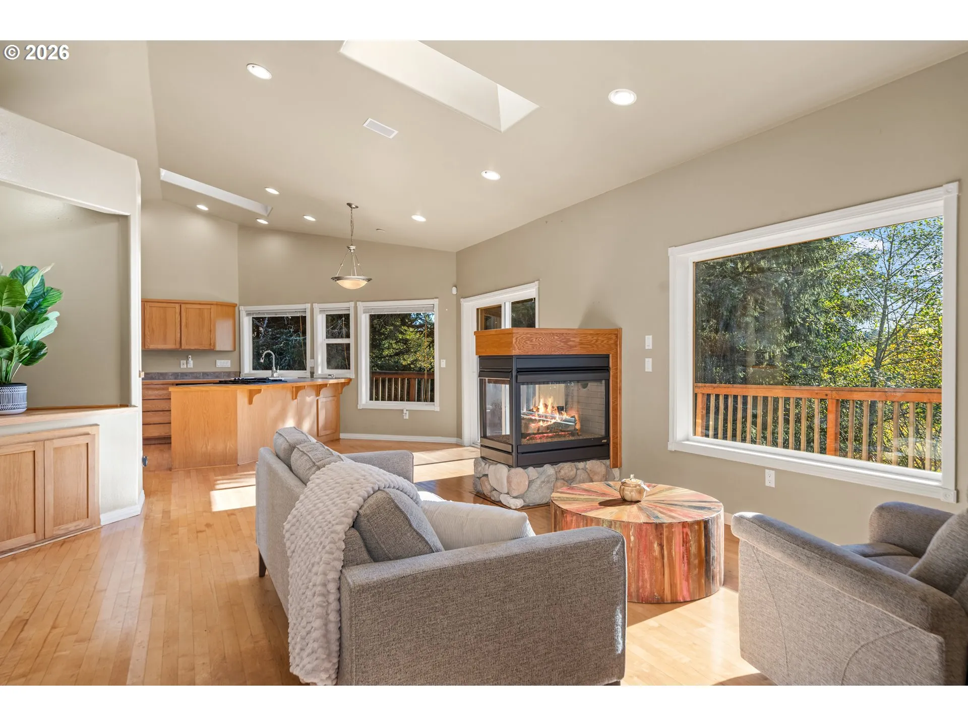 Living Room-Vaulted Ceilings