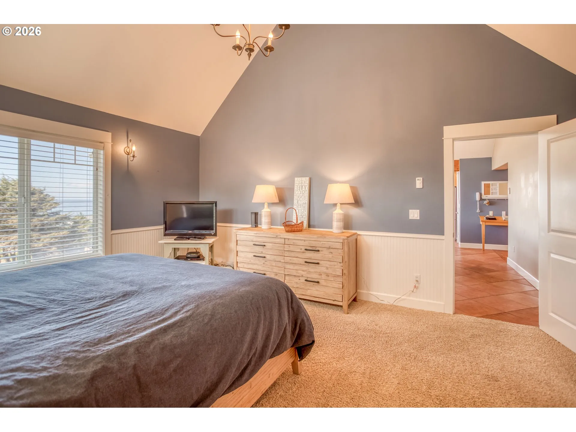 Primary Bedroom-Vaulted Ceilings