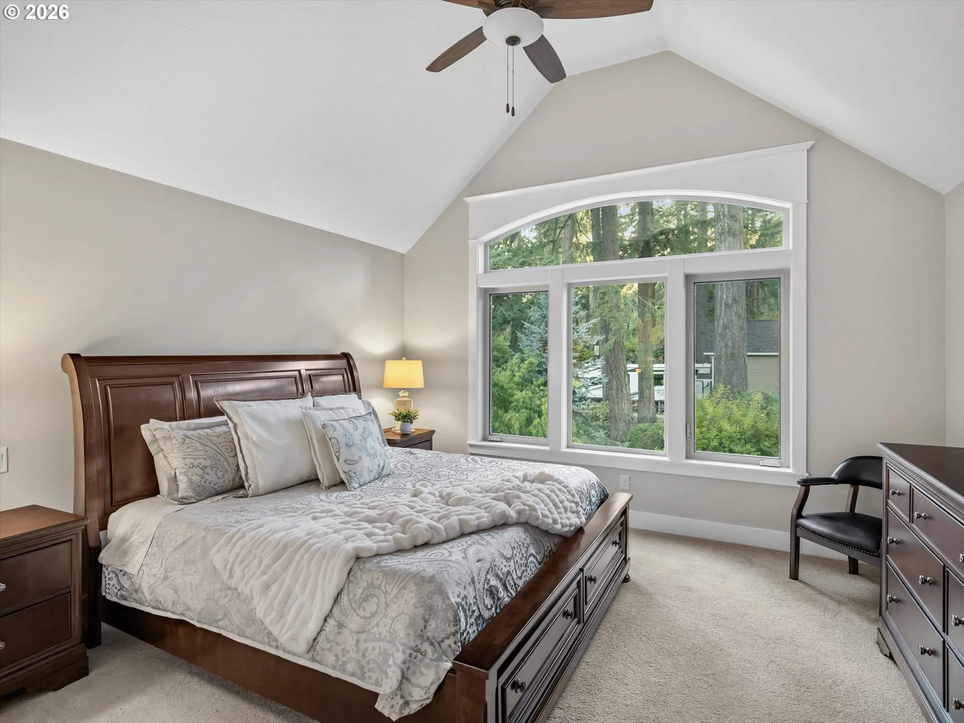 Primary Bedroom-Vaulted Ceilings
