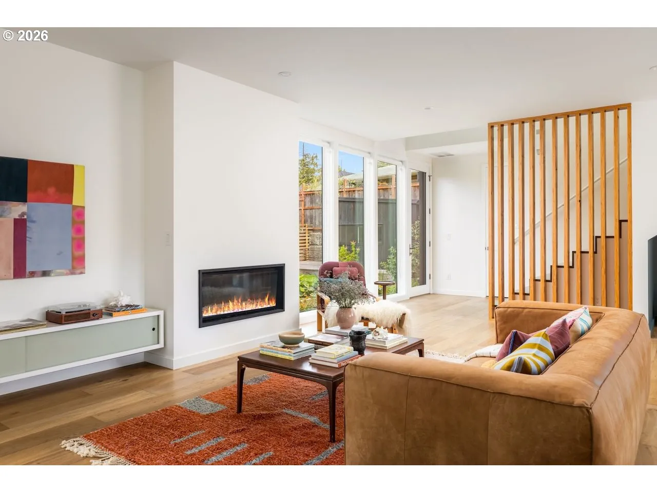 Living Room-Built-In Shelving
