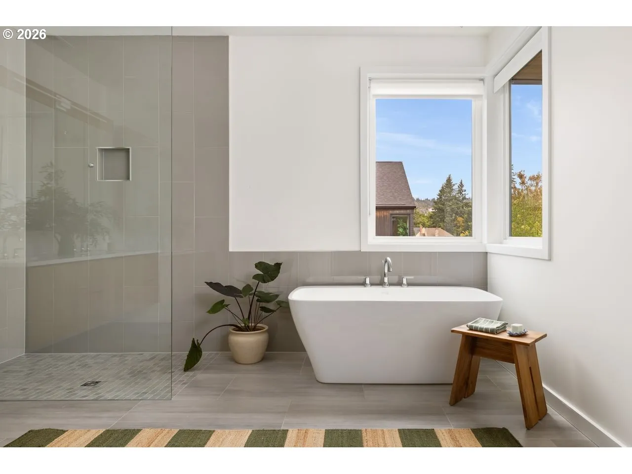 Bathroom, Attached-Walk in Shower