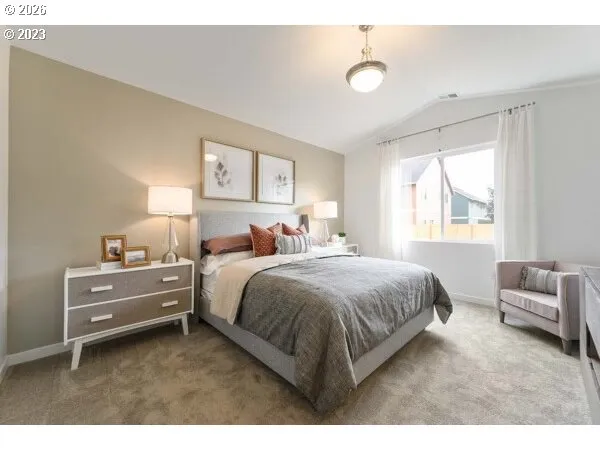 Bedroom, Primary-Vaulted Ceilings