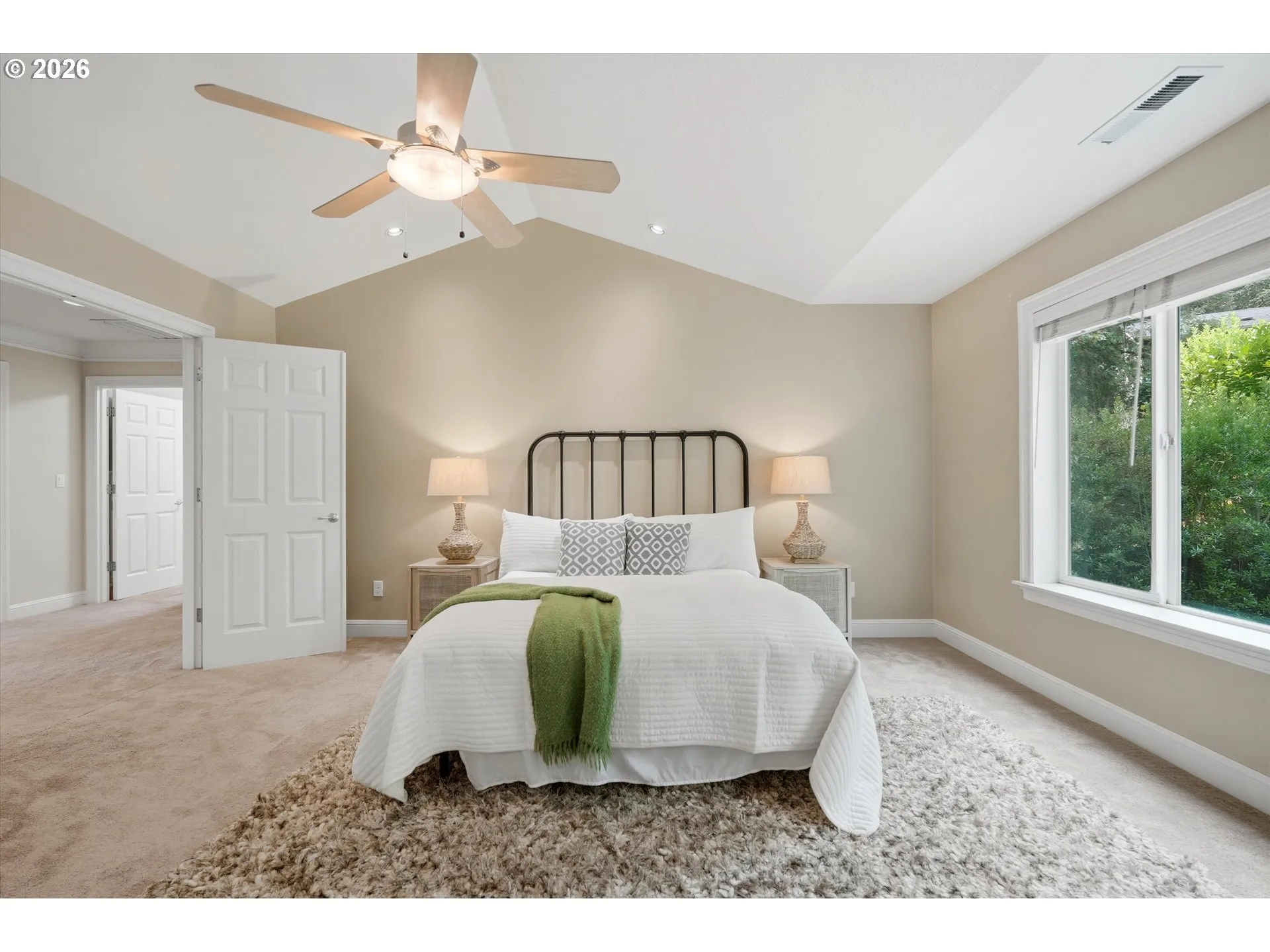 Primary Bedroom-Vaulted Ceilings