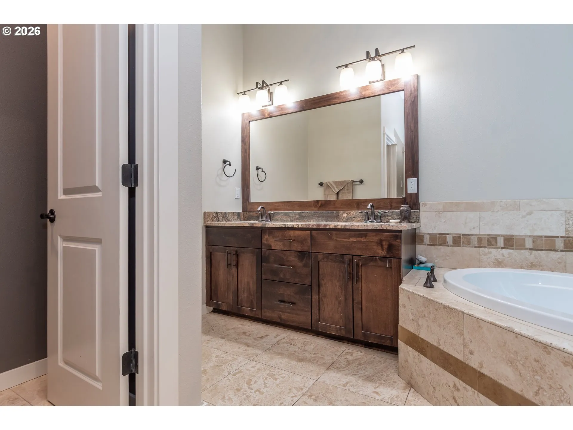 Bathroom, Attached-Double Sinks