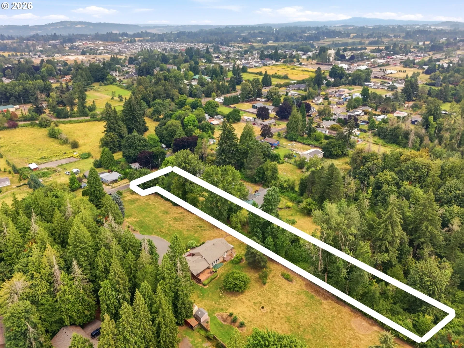 Approximate Property Lines-Wooded / Acreage