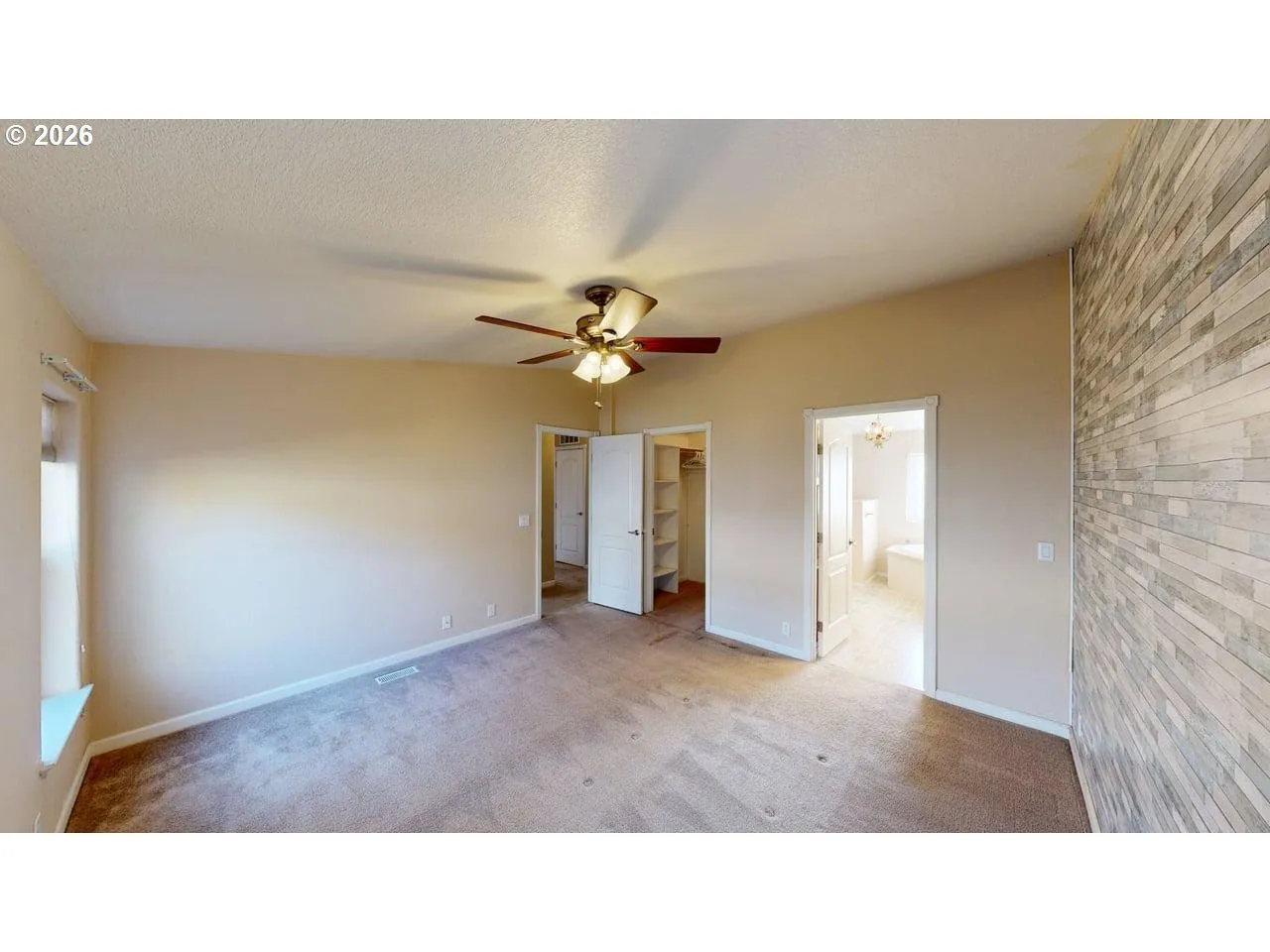 Bedroom, Primary-Ceiling Fan