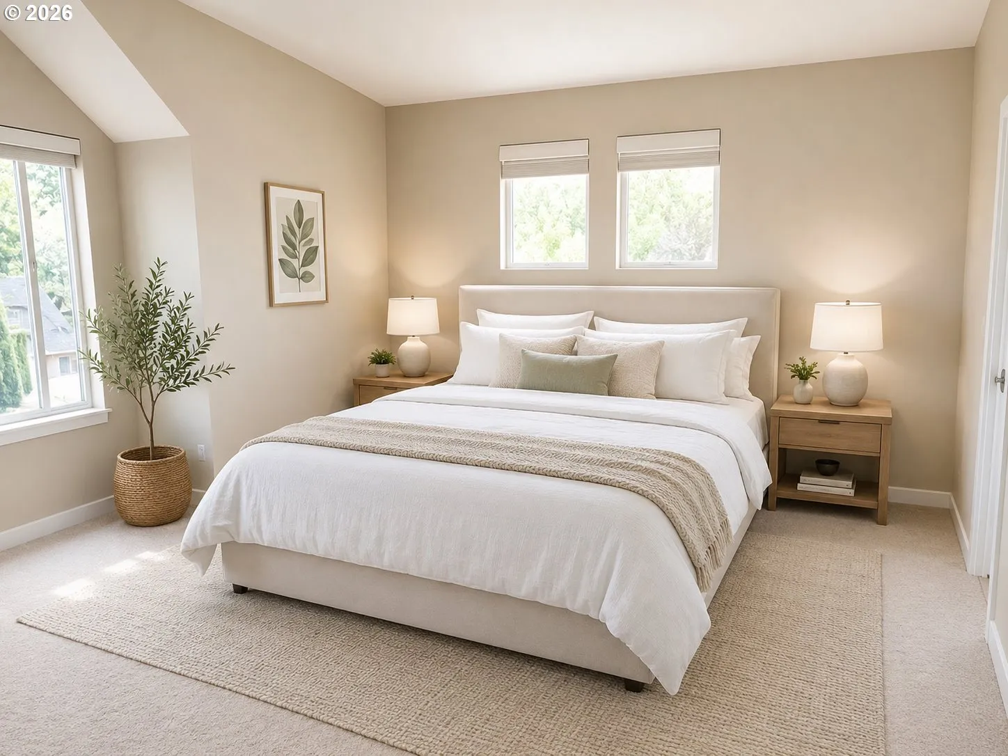Bedroom-Vaulted Ceilings