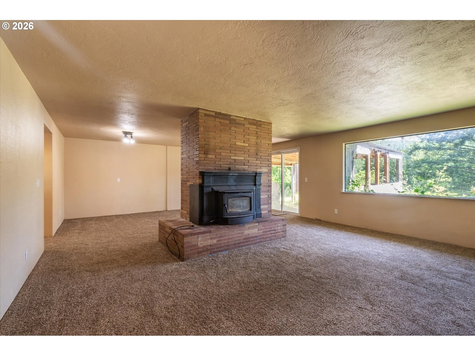 Living Room-Fireplace