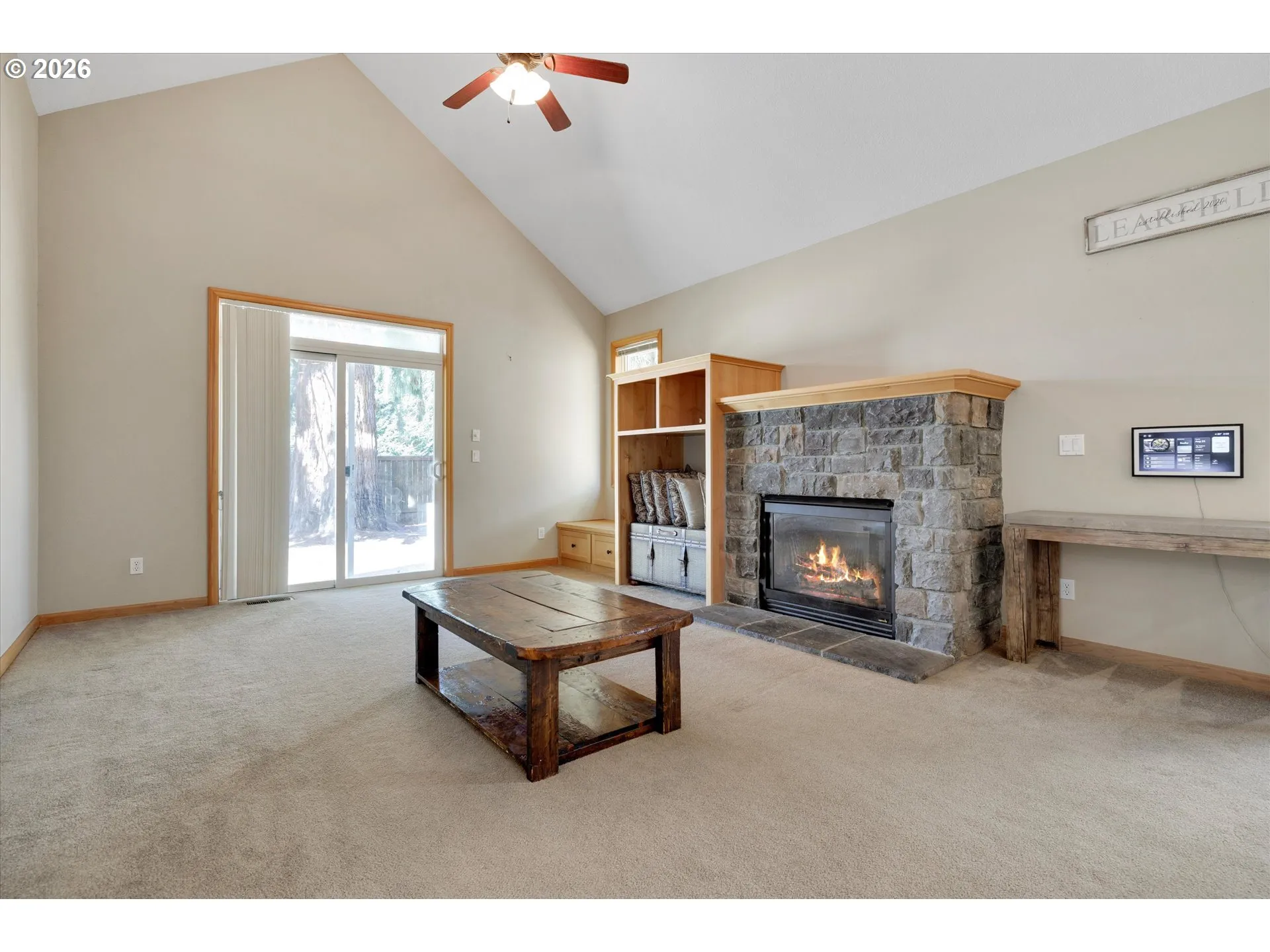 Living Room-Fireplace