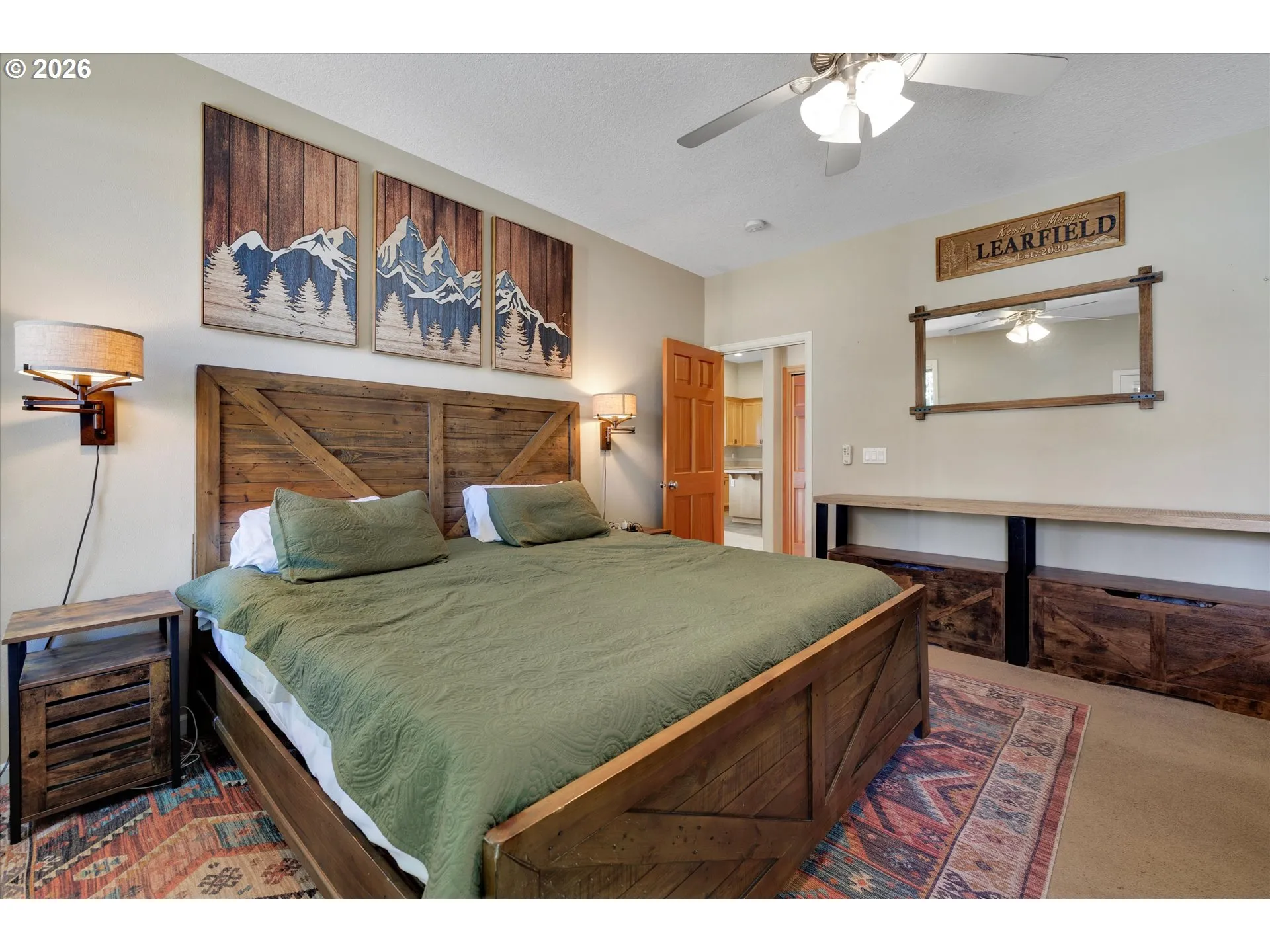 Bedroom, Primary-Ceiling Fan