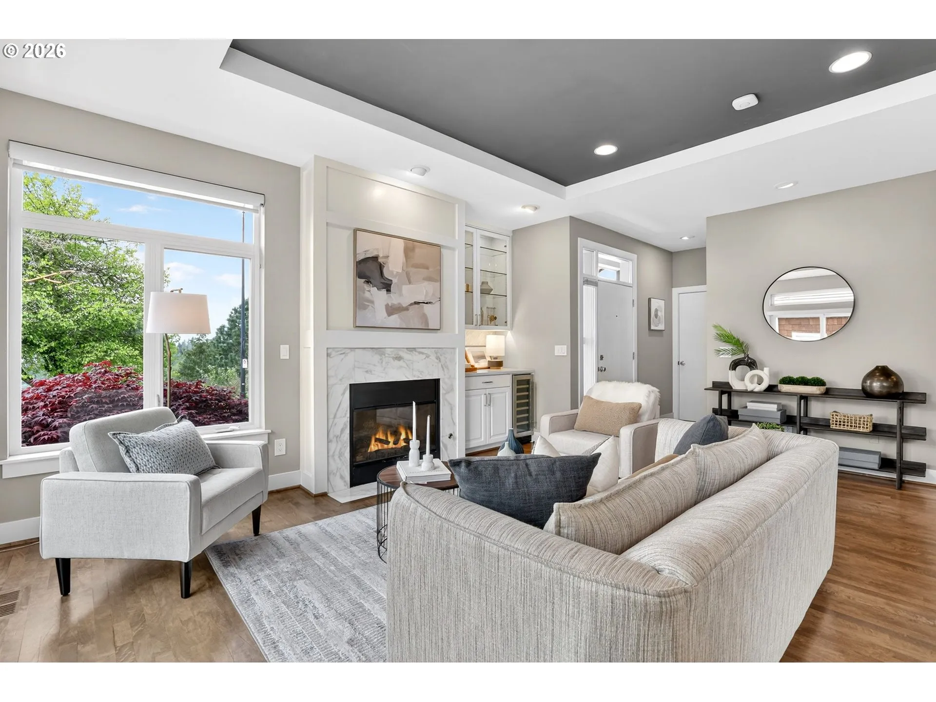 Living Room-Fireplace