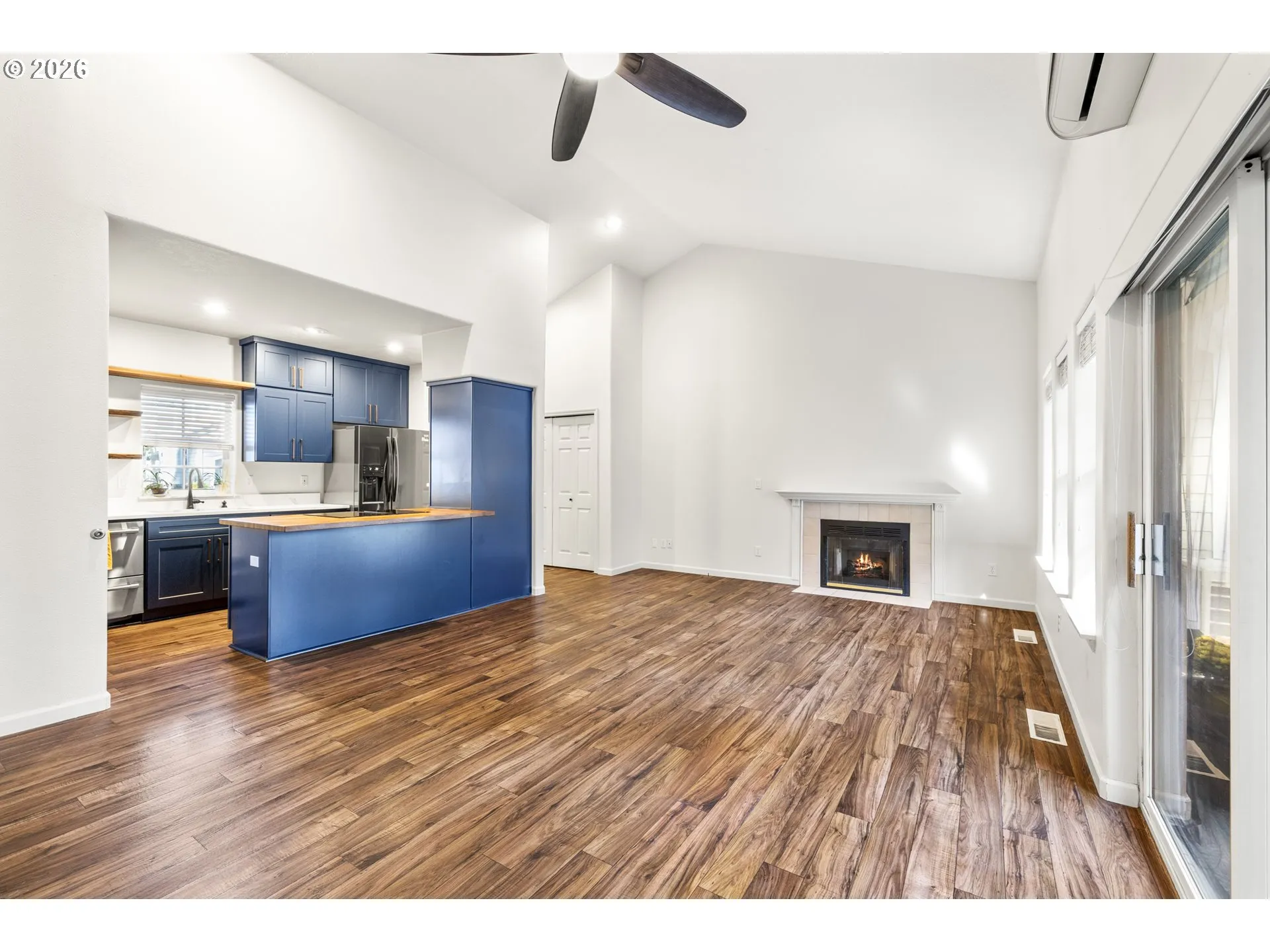 Living Room-Fireplace