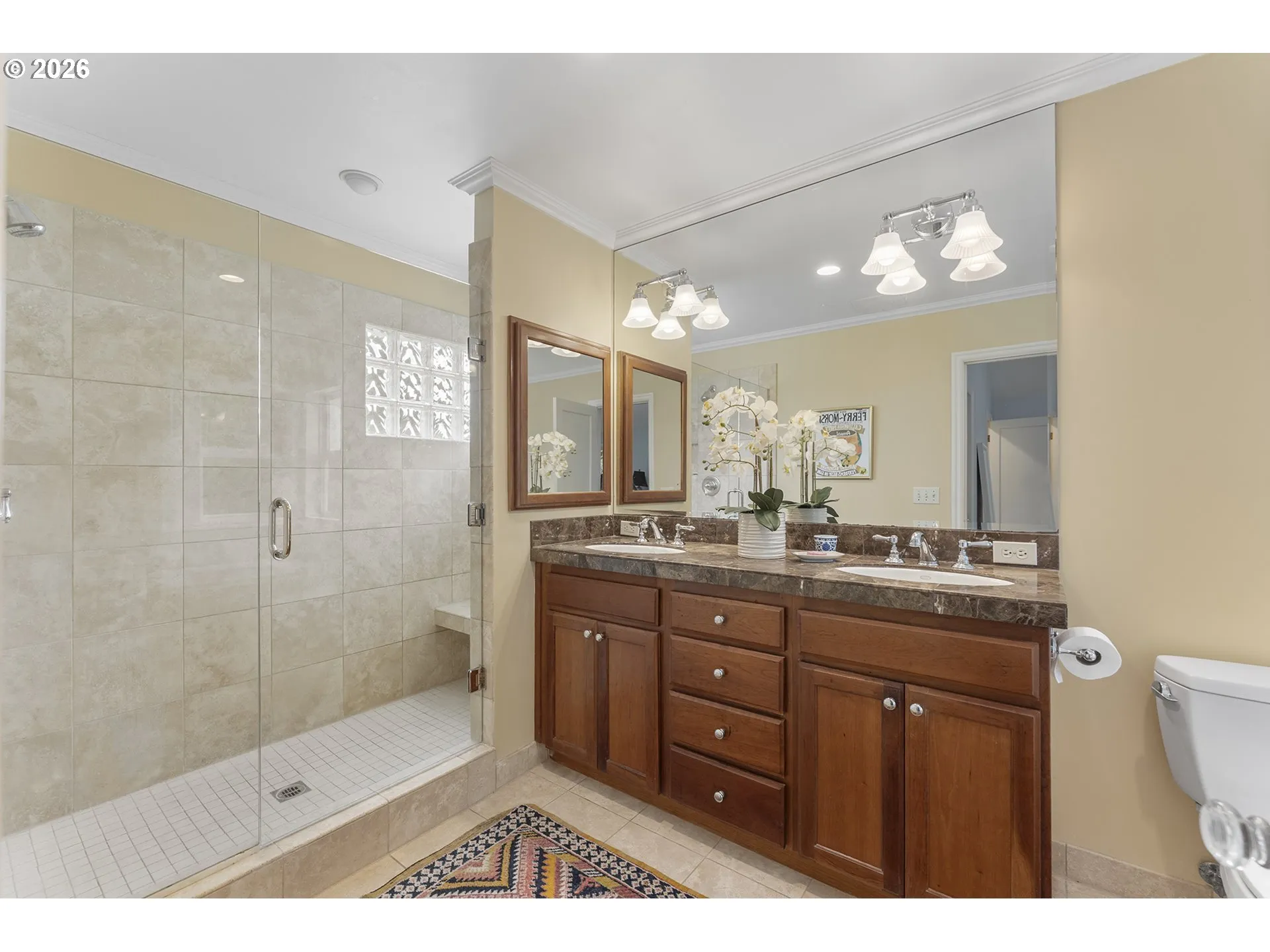 Bathroom, Attached-Walk in Shower