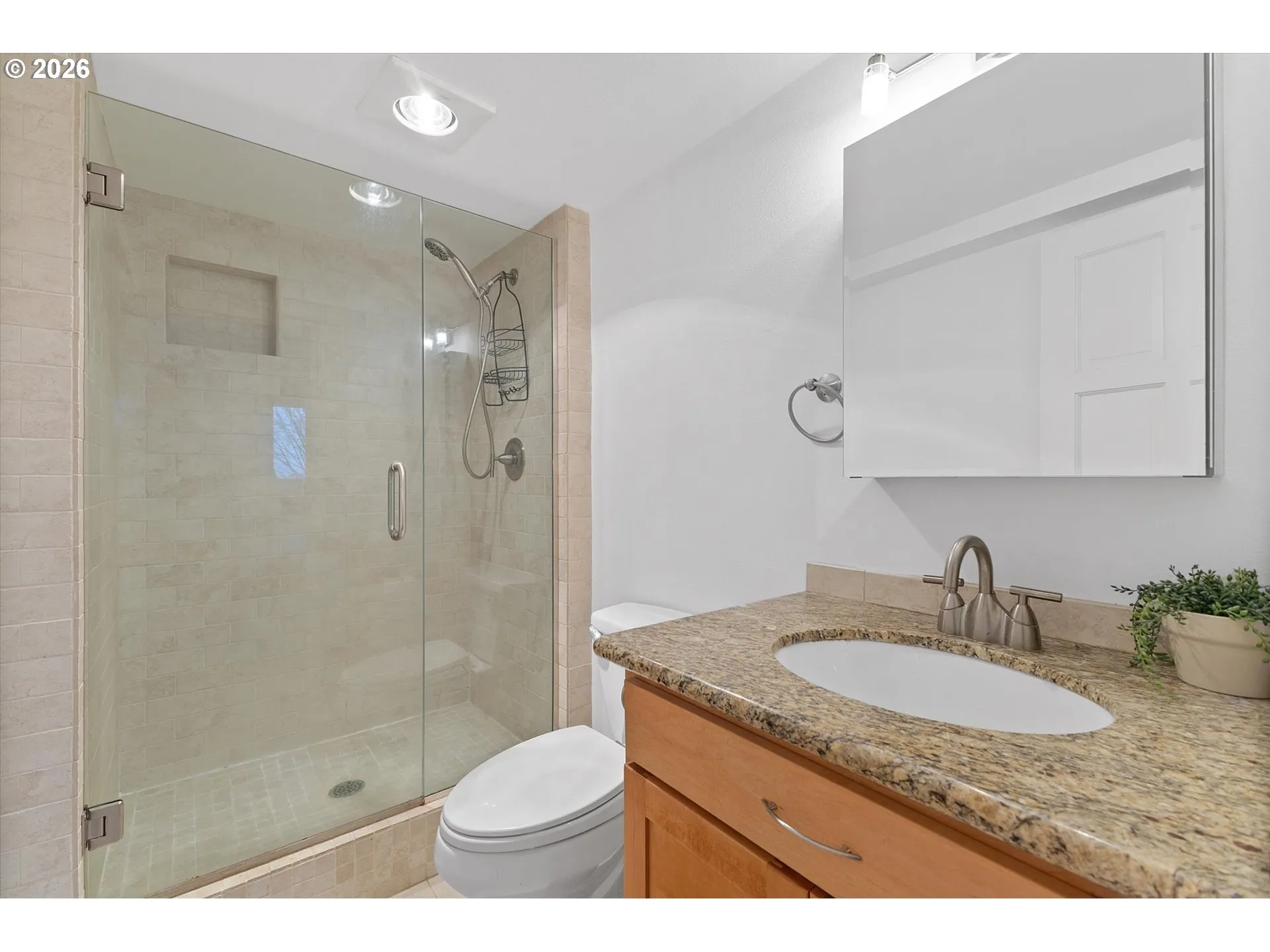 Bathroom, Attached-Walk in Shower