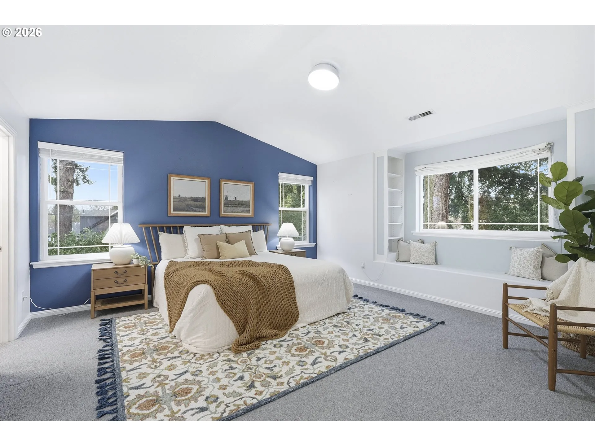 Primary Bedroom-Vaulted Ceilings