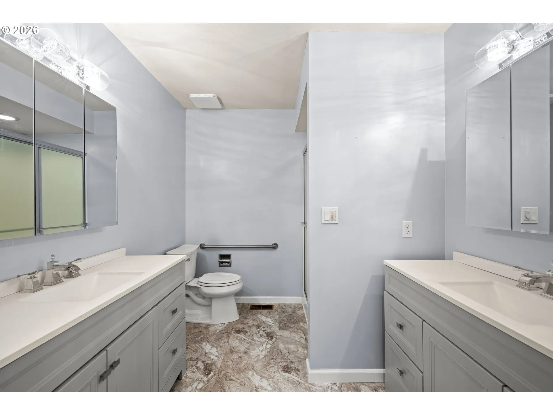 Bathroom, Attached-Double Sinks