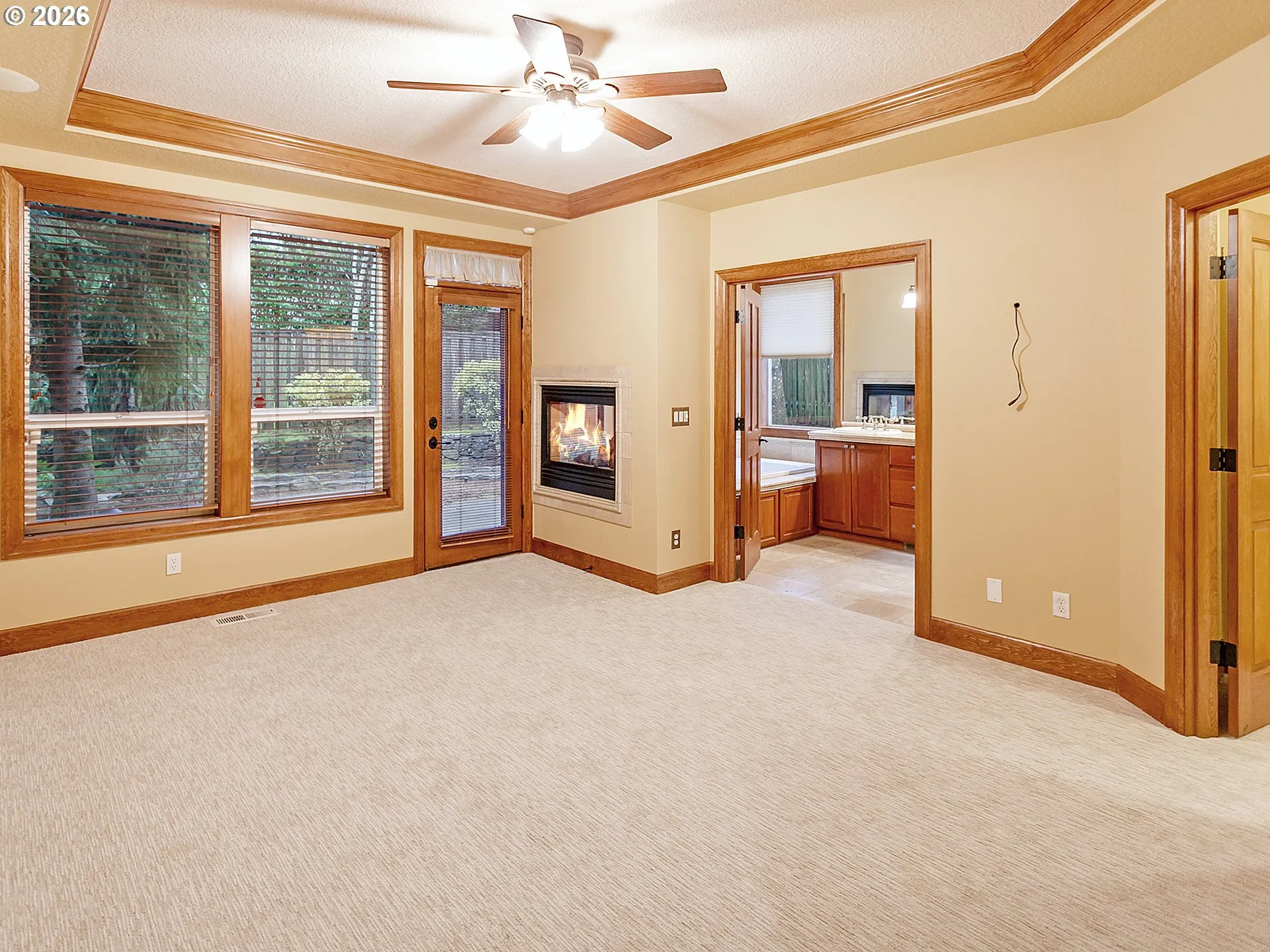 Bedroom, Primary-Coffered Ceilings