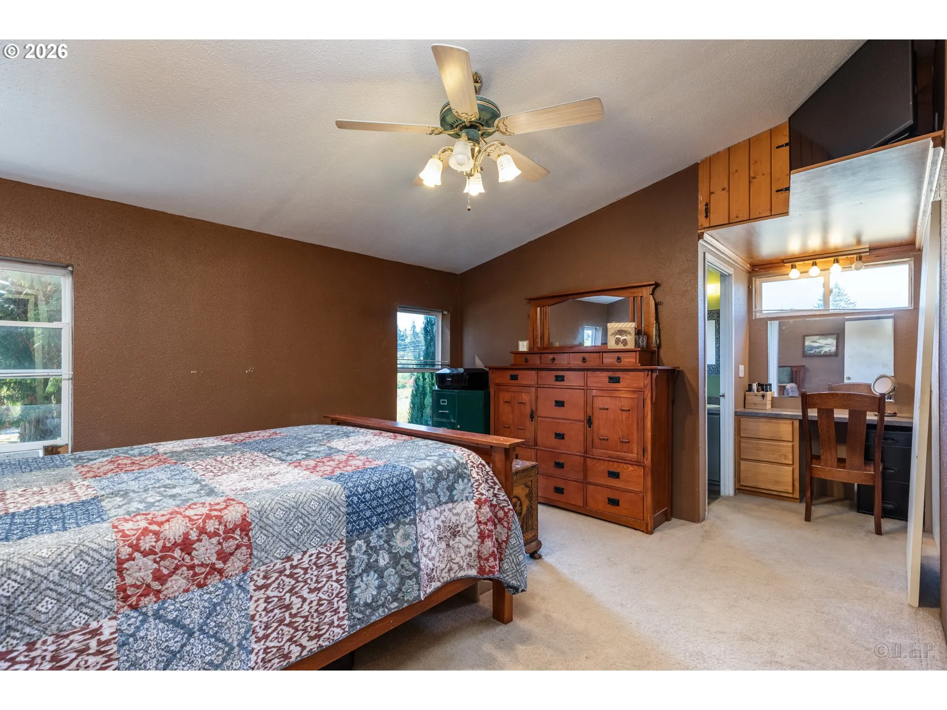 Bedroom, Primary-Ceiling Fan