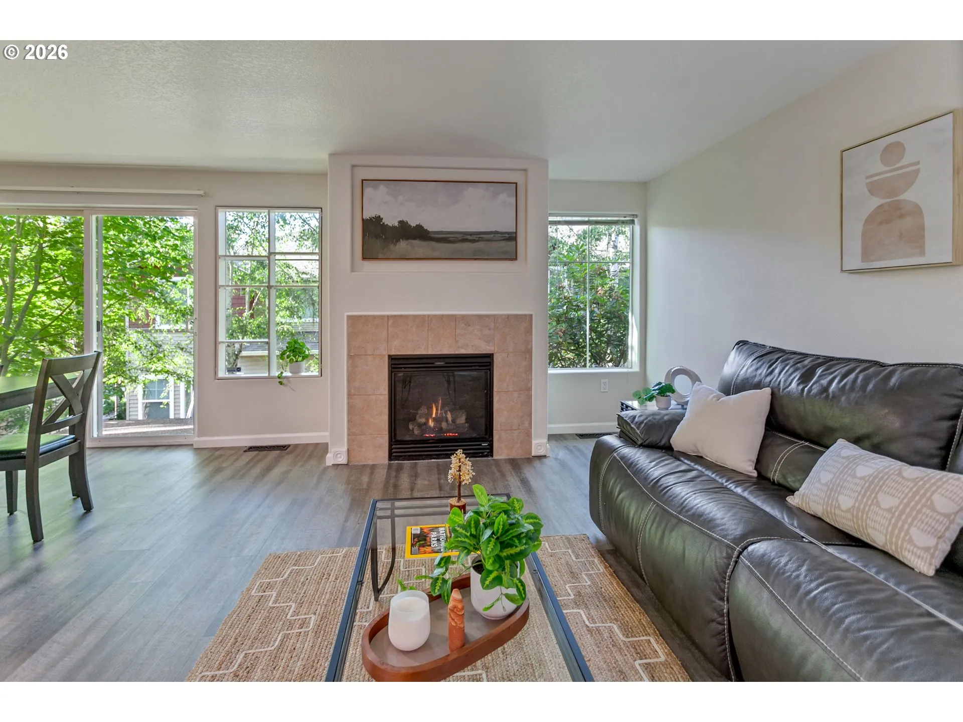 Living Room-Fireplace