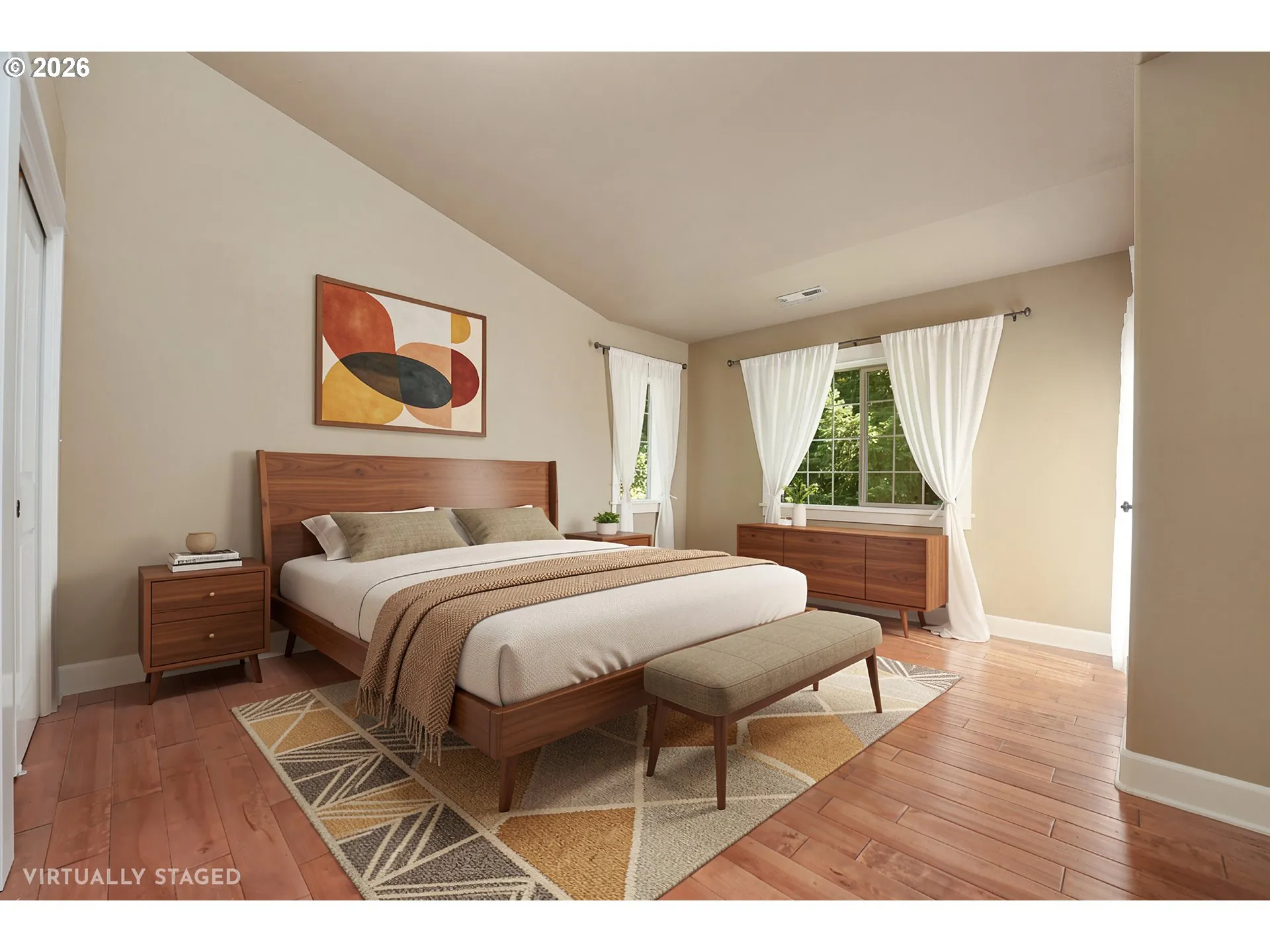 Primary Bedroom-Vaulted Ceilings