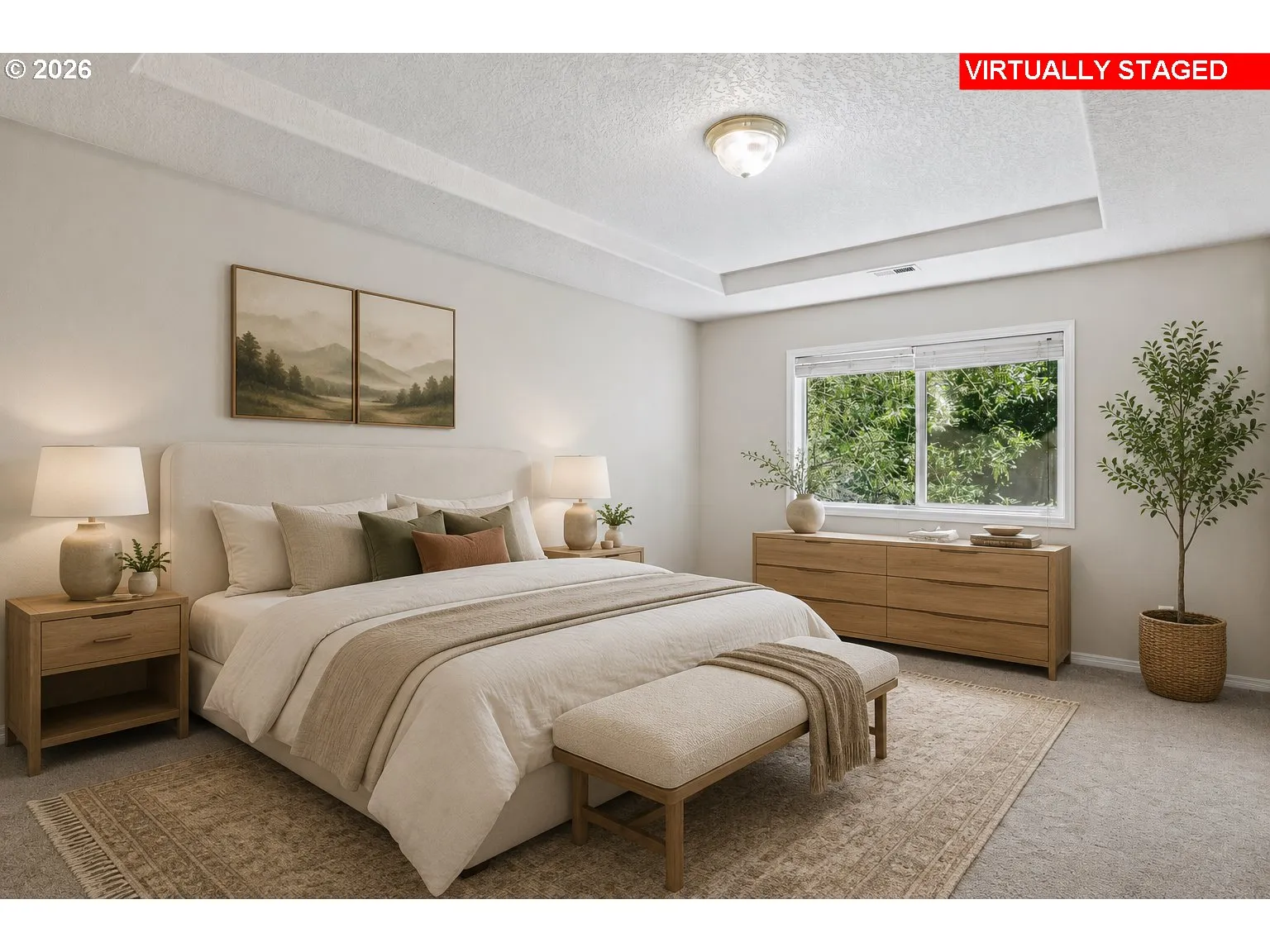 Primary Bedroom-Coffered Ceilings