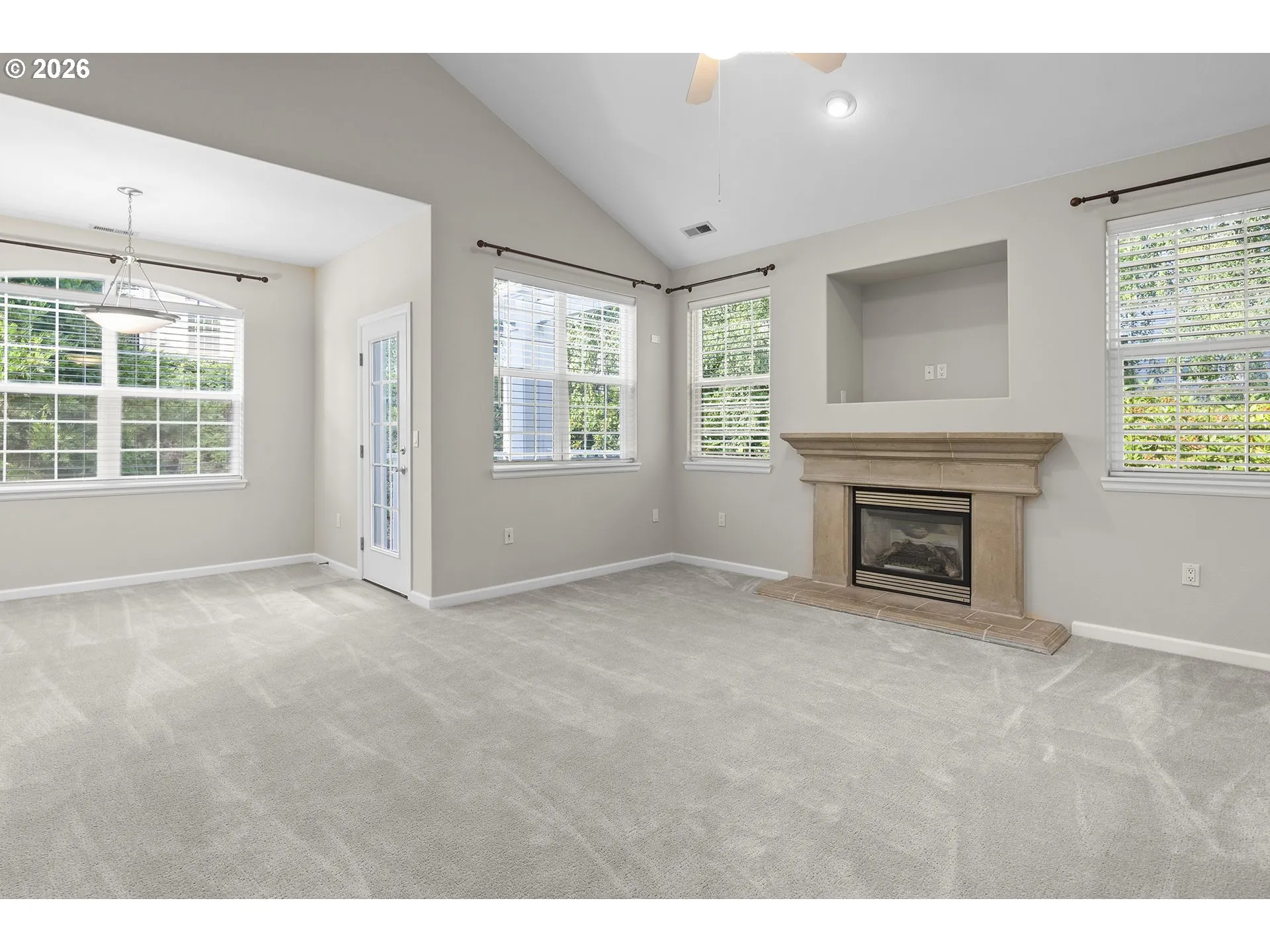 Living Room-Fireplace