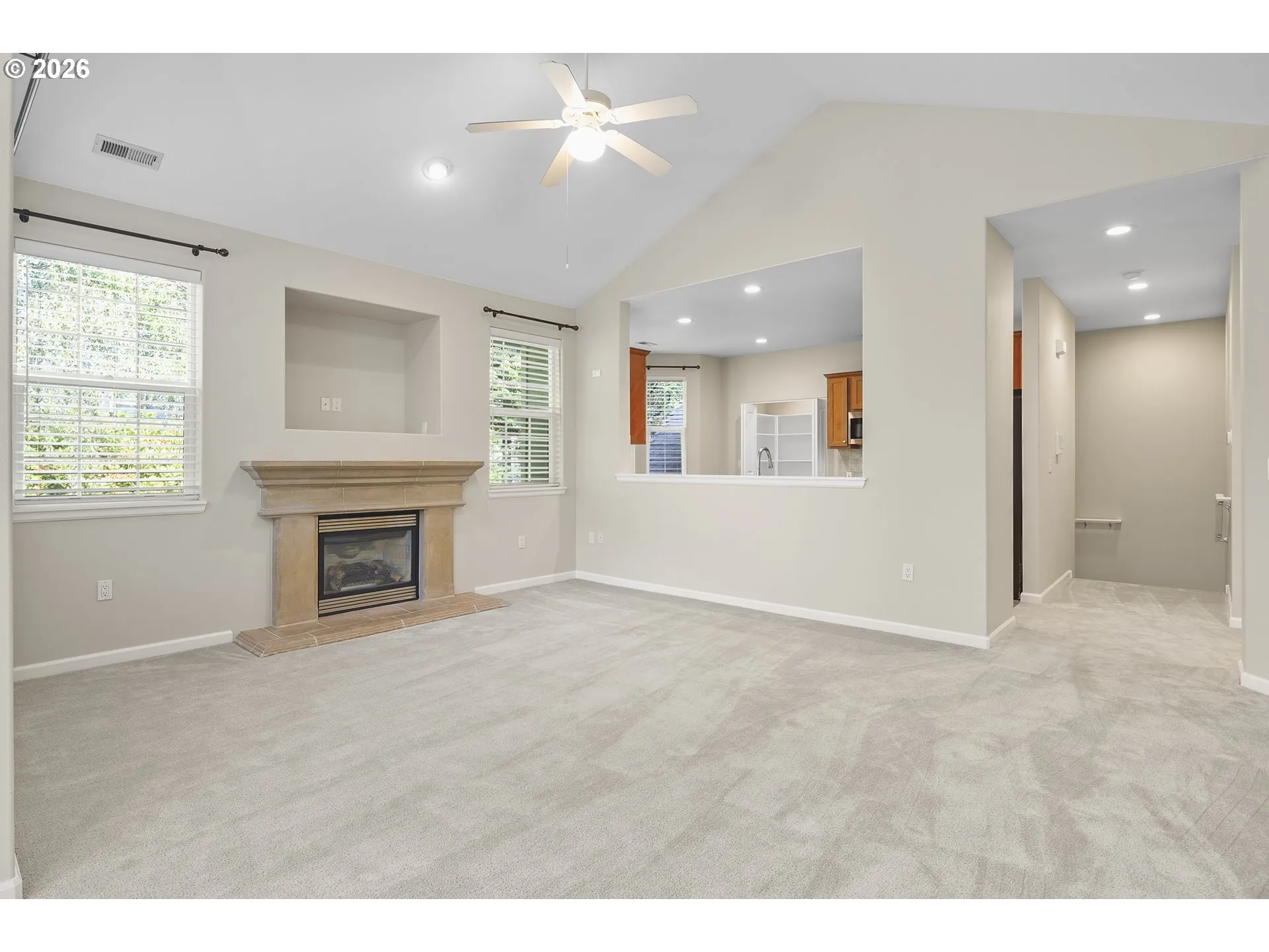 Living Room-Vaulted Ceilings