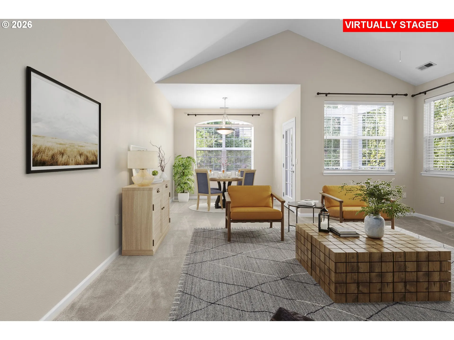 Living Room/Dining Room-Ceiling Fan