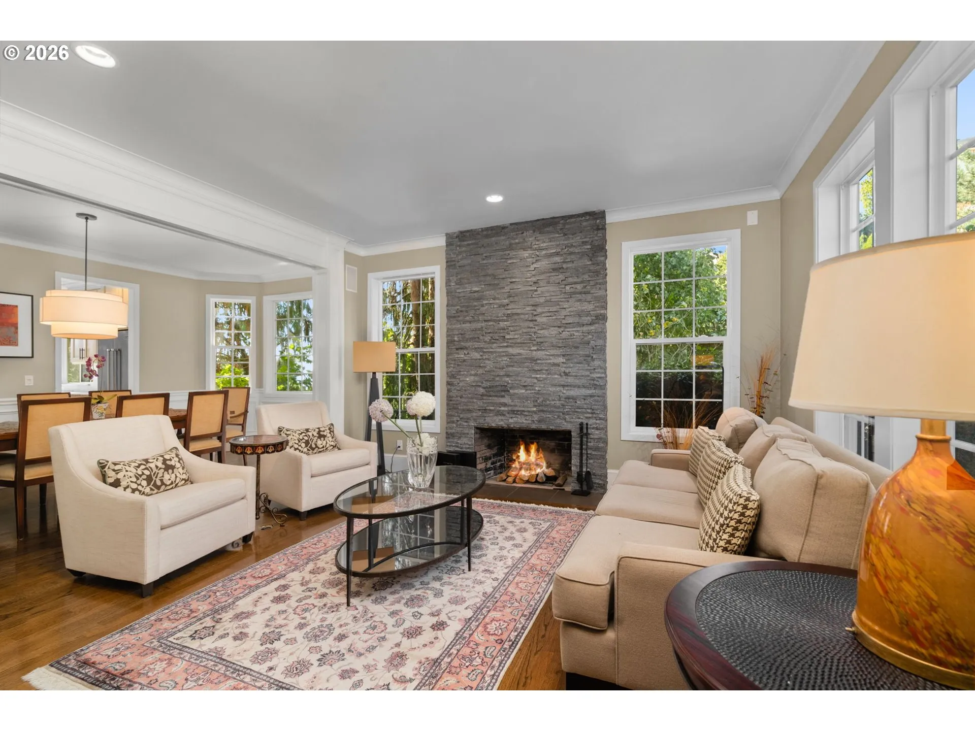 Living Room-Fireplace