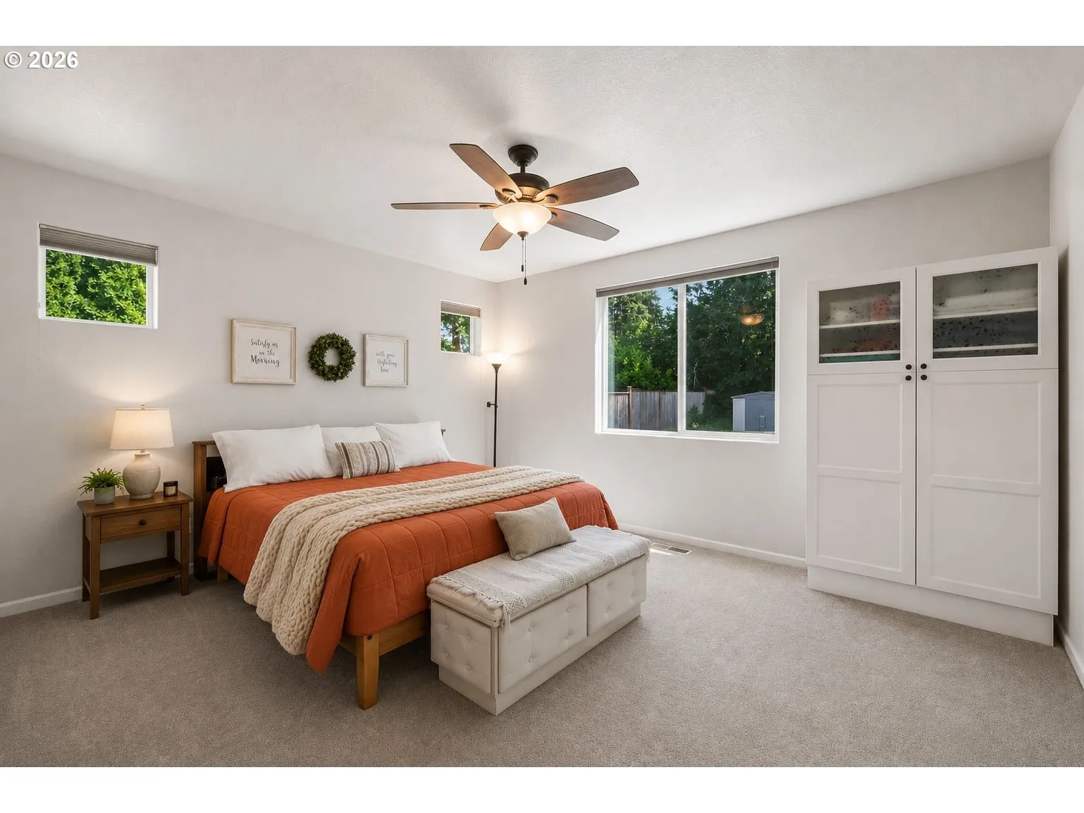Bedroom, Primary-Ceiling Fan