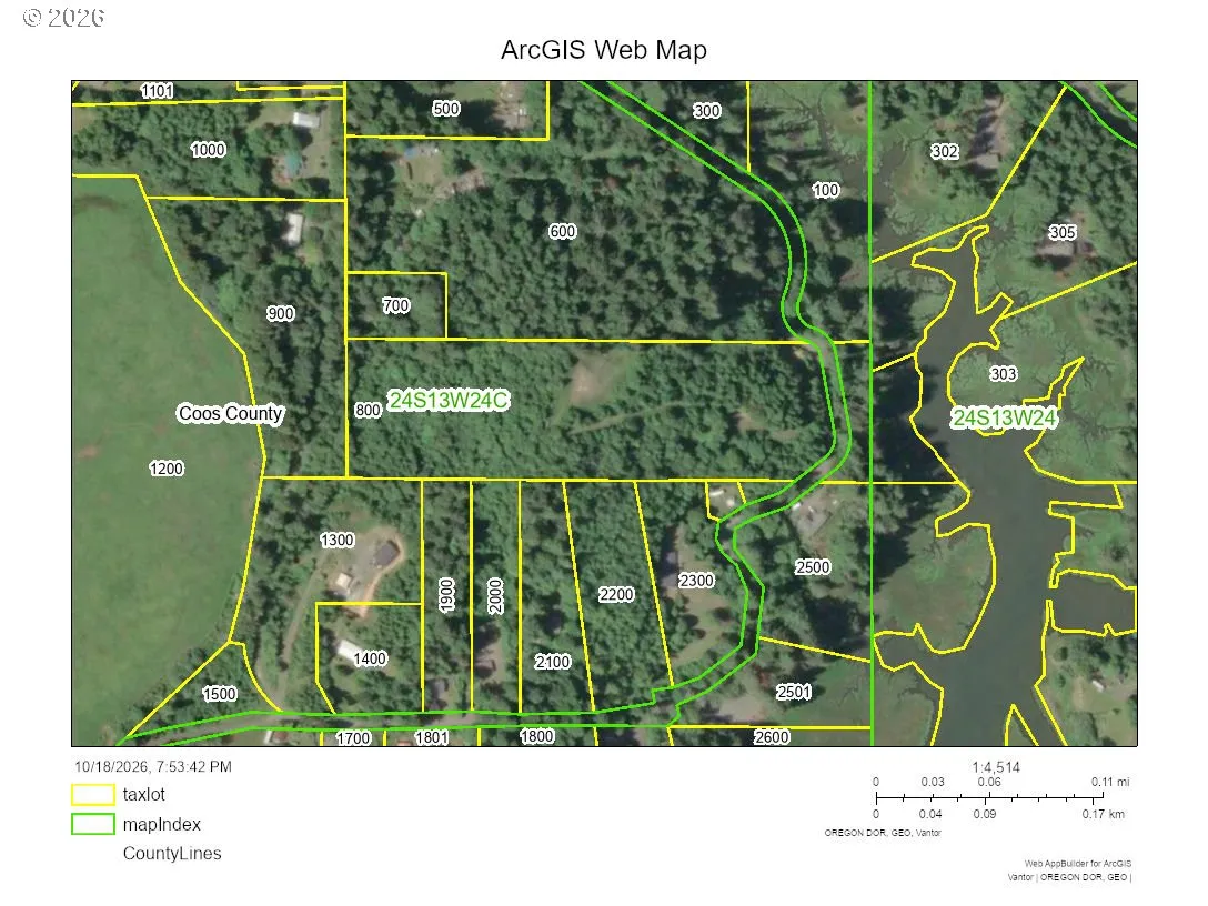 Approximate Property Lines-Aerial