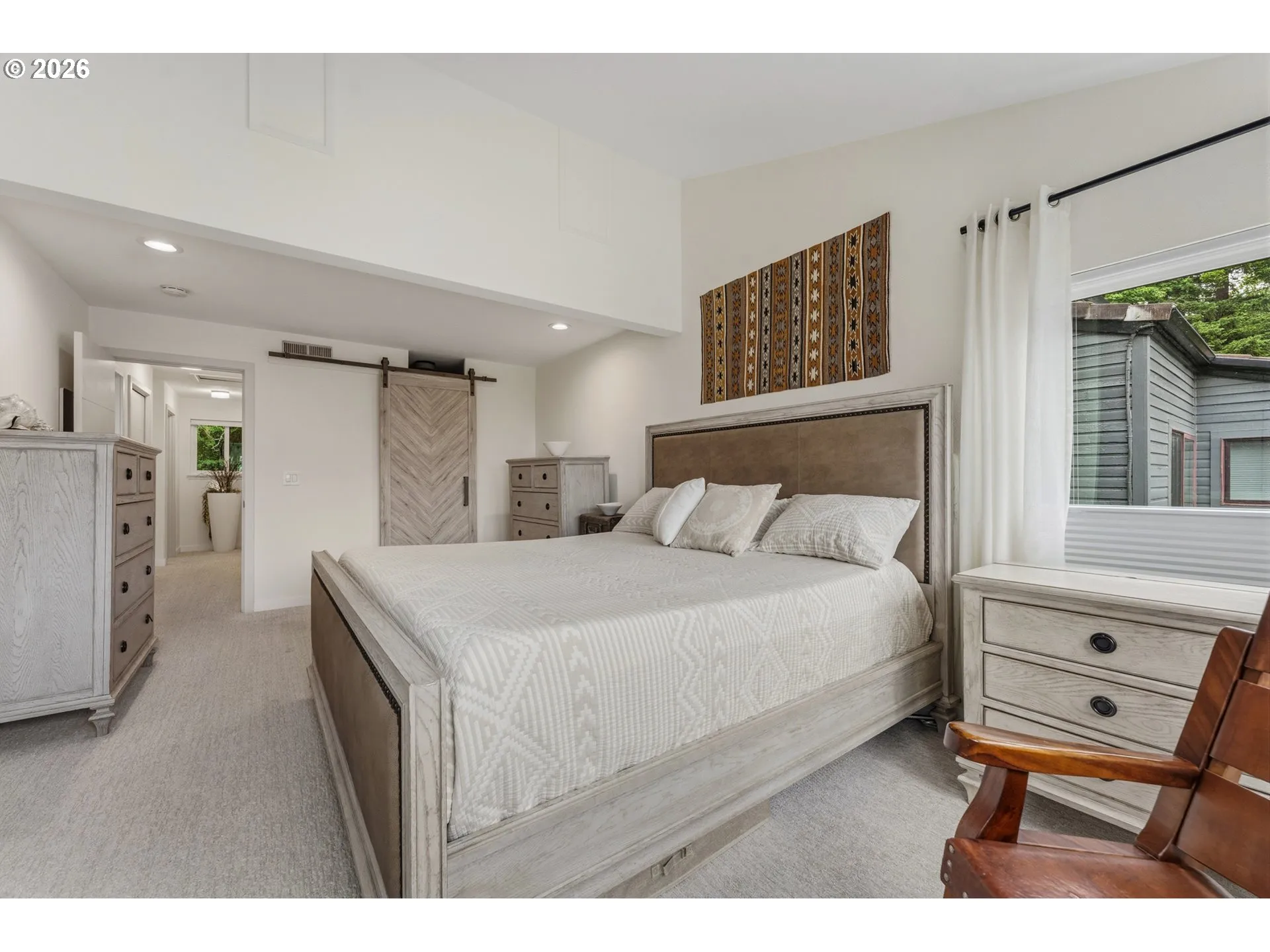 Primary Bedroom-Vaulted Ceilings