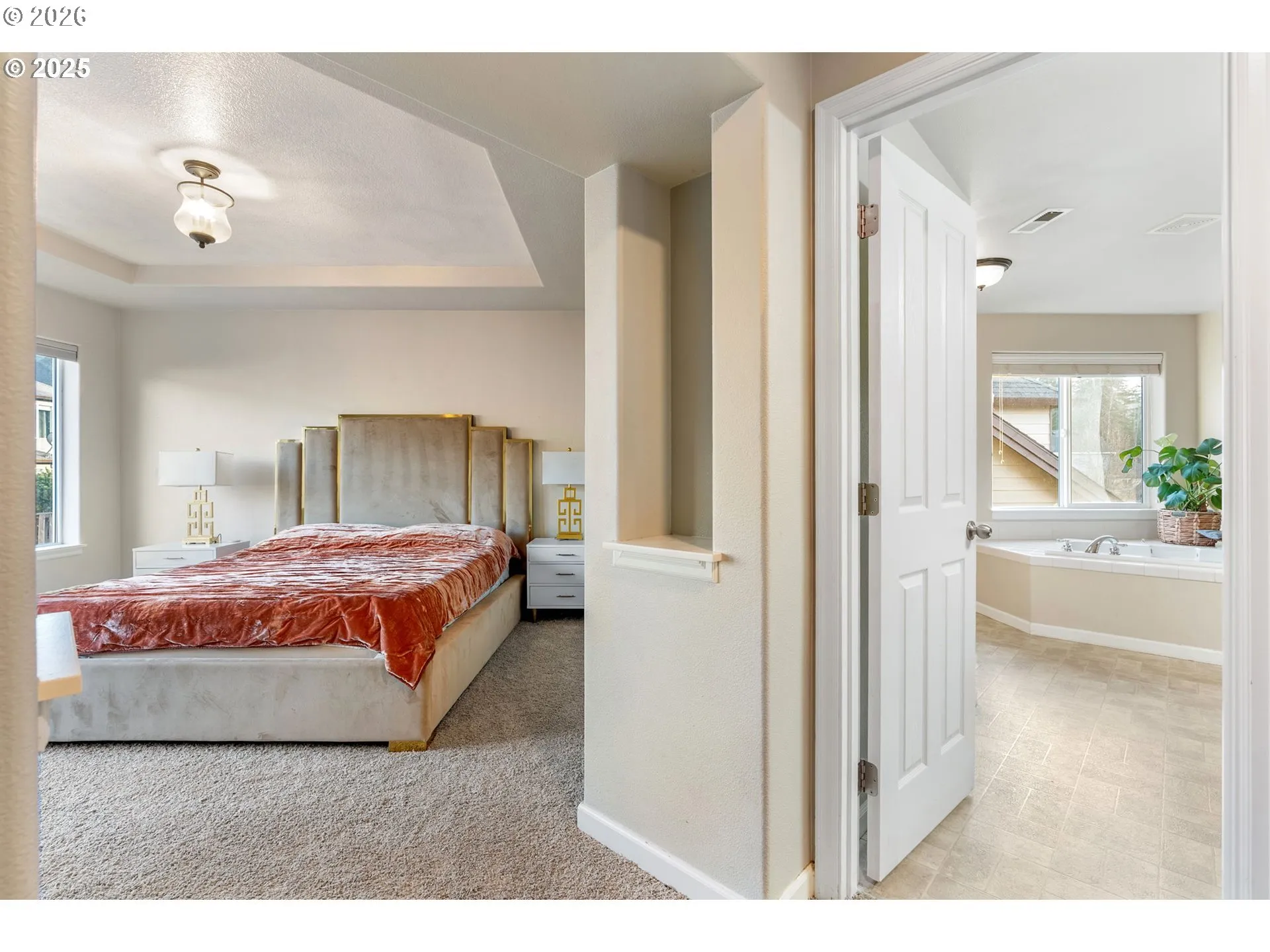 Bedroom, Owner's Suite-Coffered Ceilings