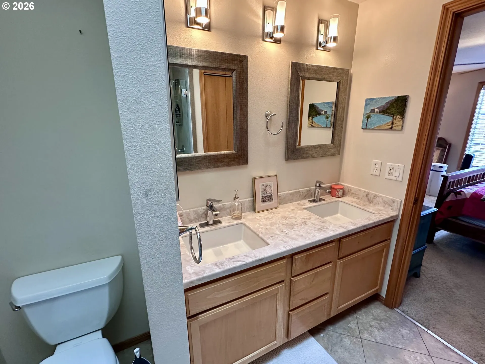 Primary Bedroom-Attached Bathroom