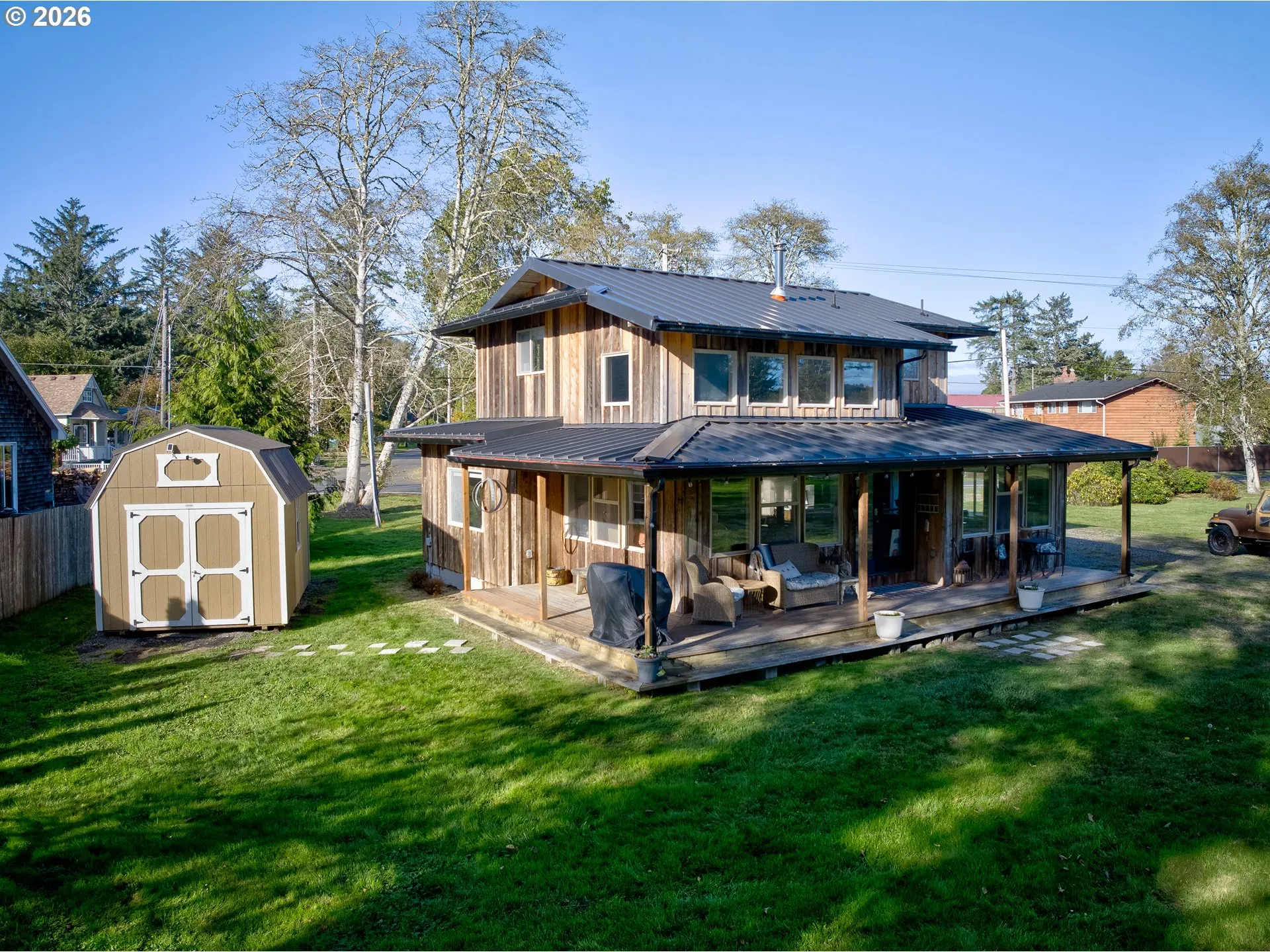 Backyard-View From