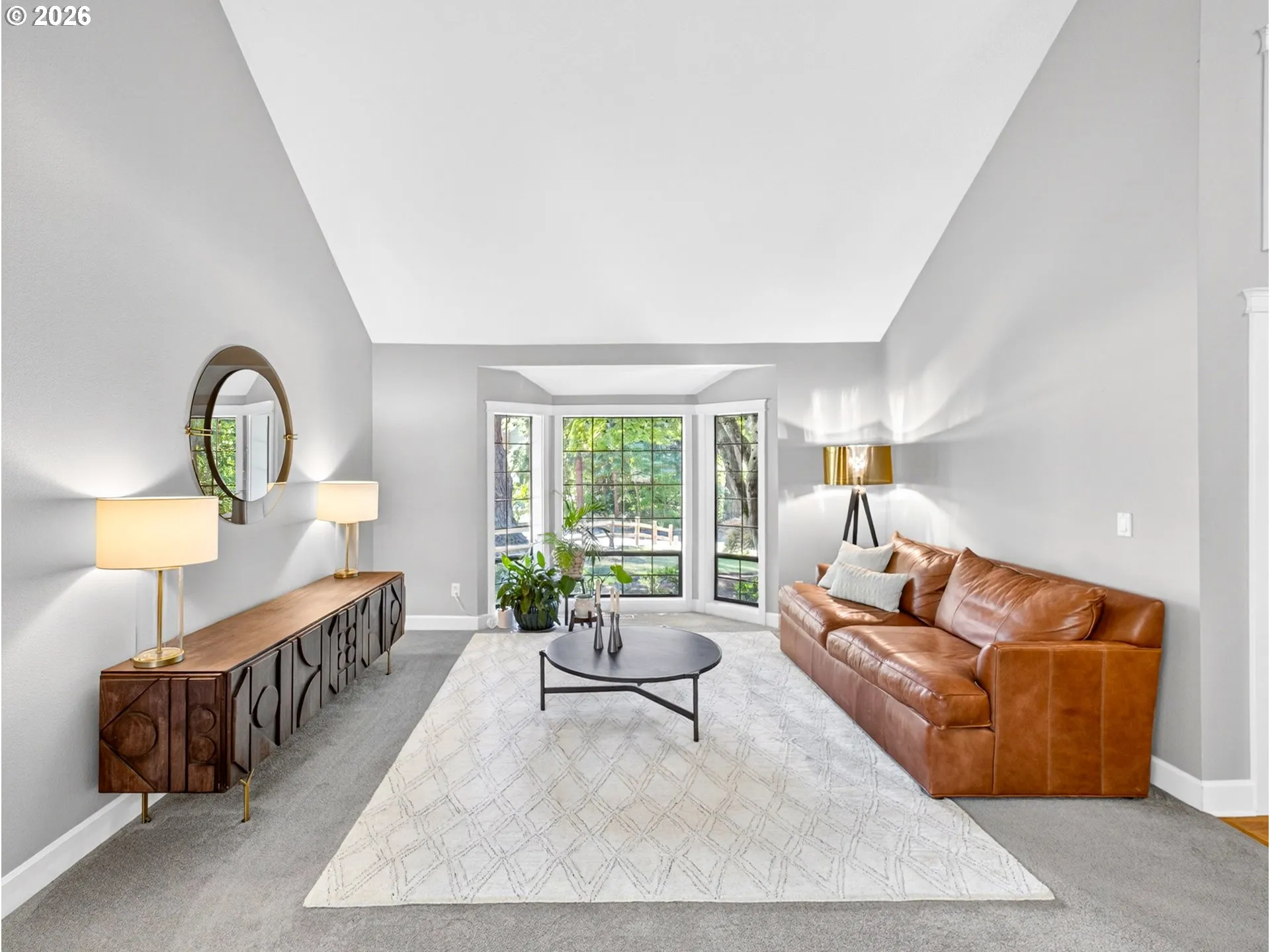 Living Room-Vaulted Ceilings