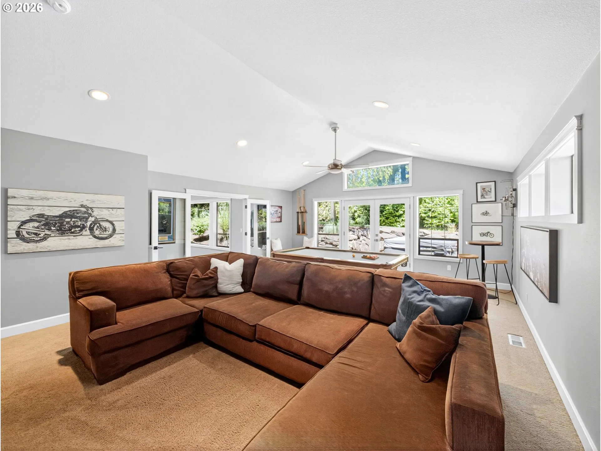 Bonus Room-Vaulted Ceilings