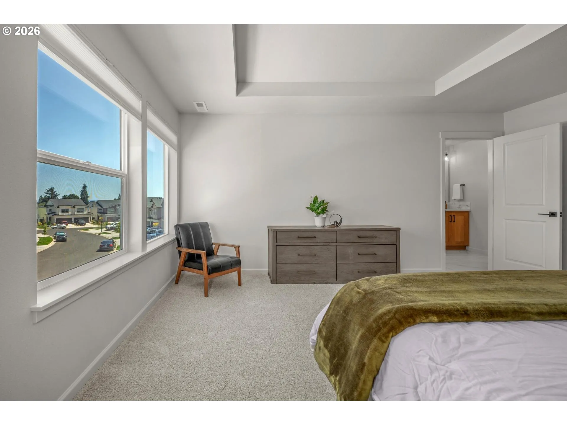 Owner's Suite Bedroom-Vaulted Ceilings