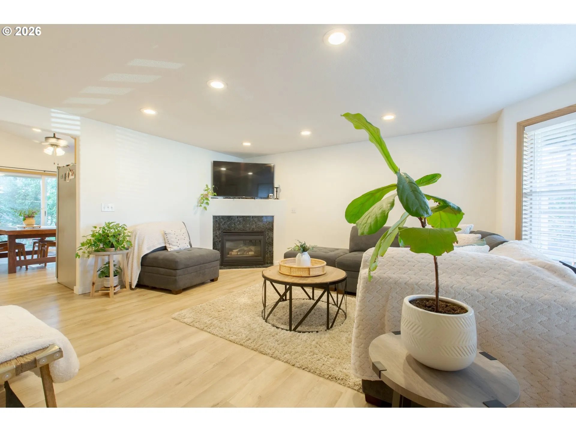 Living Room-Fireplace