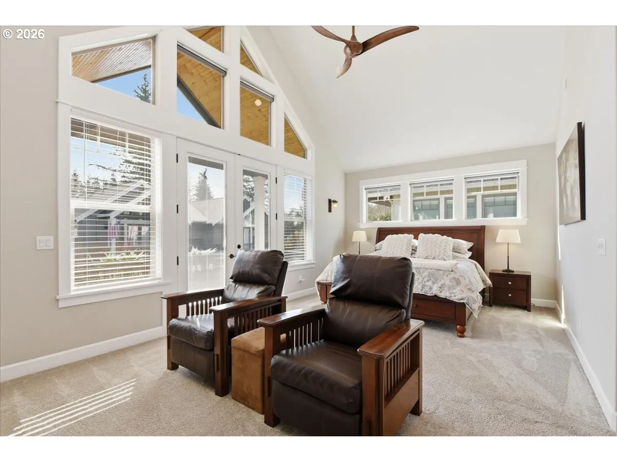Owner's Suite Bedroom-Vaulted Ceilings
