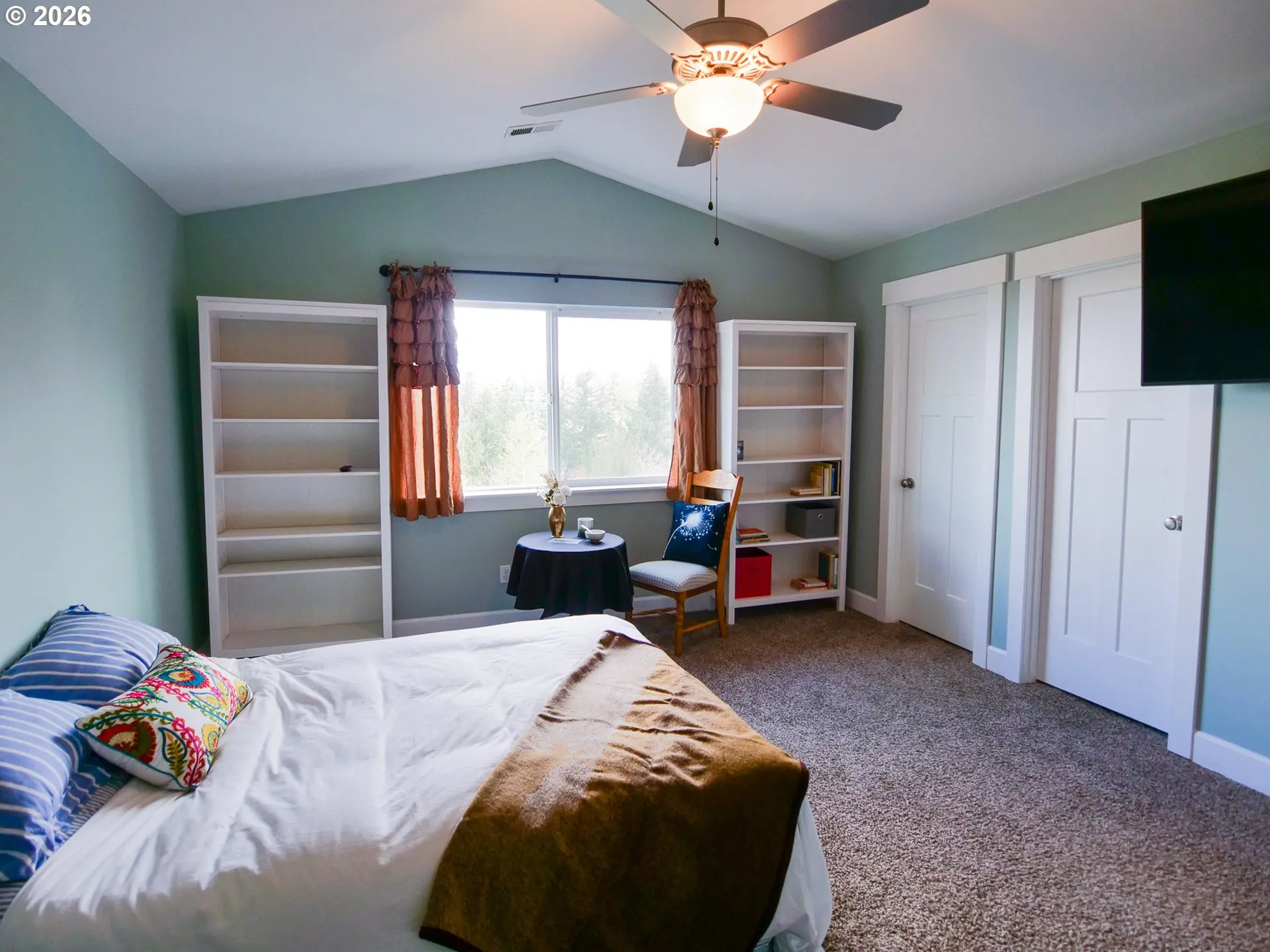 Owner's Suite Bedroom-Vaulted Ceilings