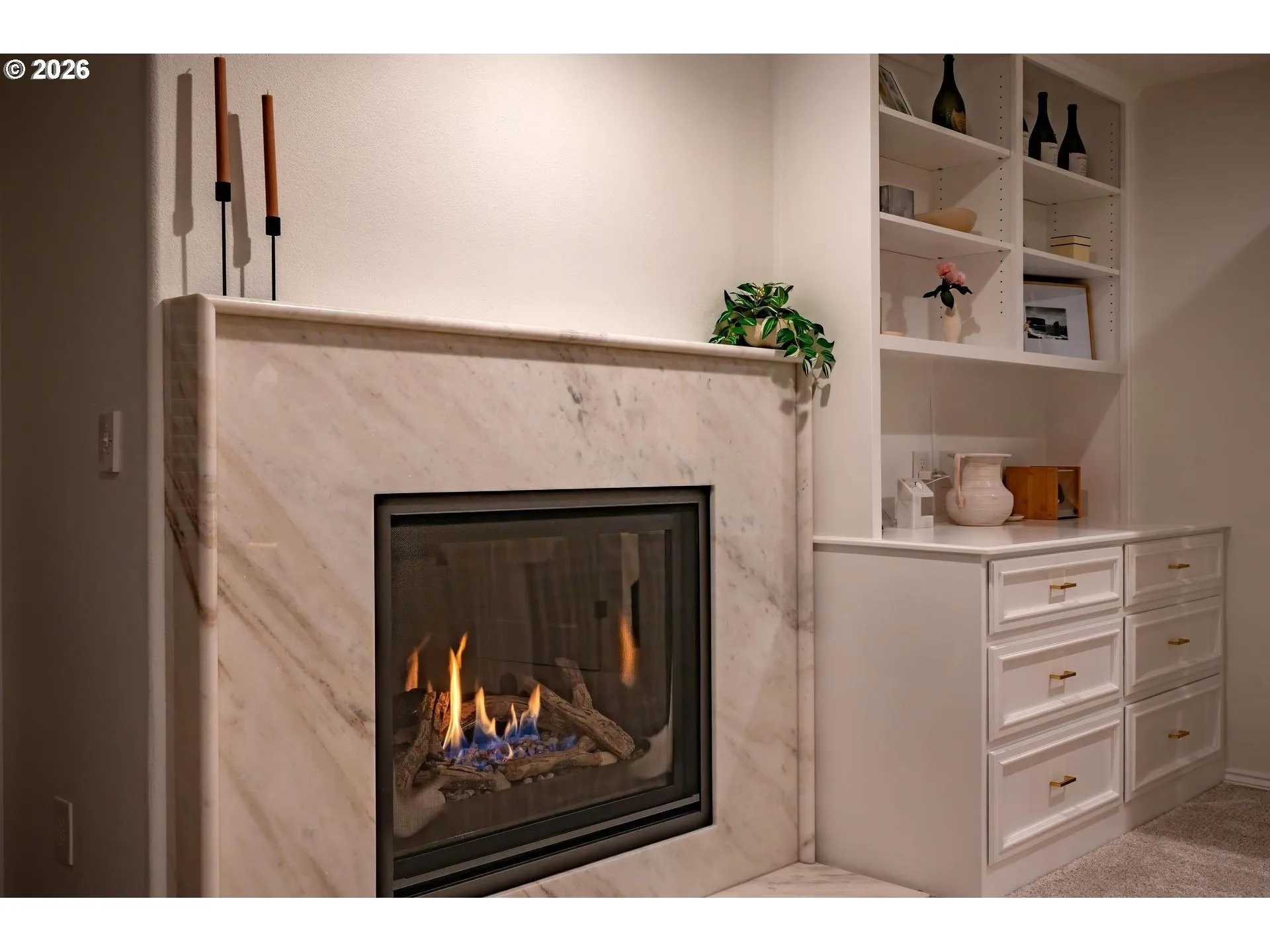Primary Bedroom-Fireplace