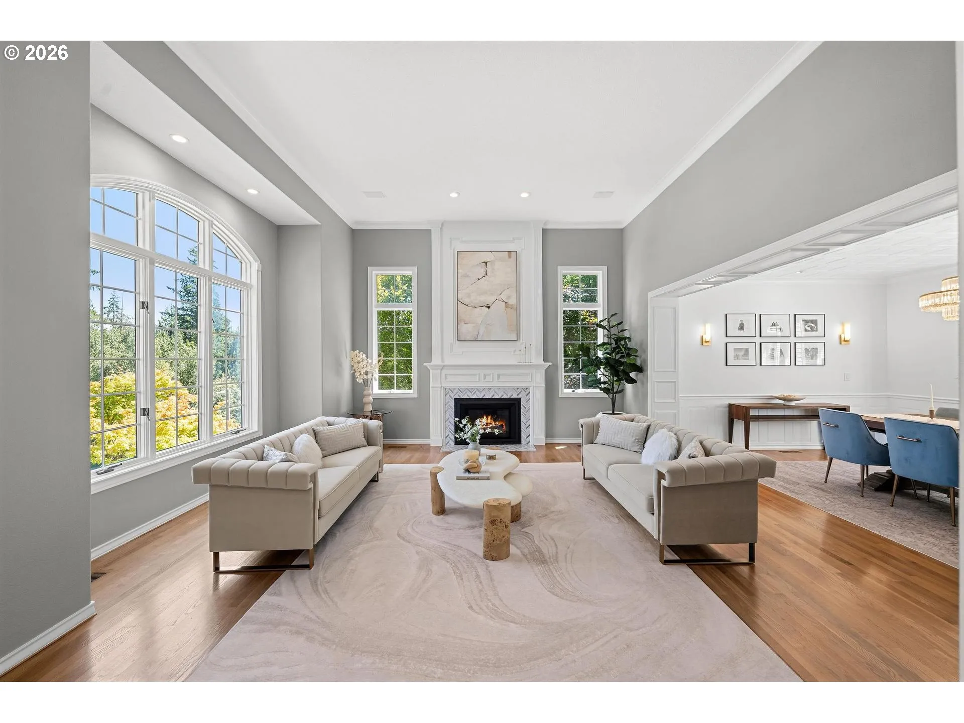 Living Room-Vaulted Ceilings